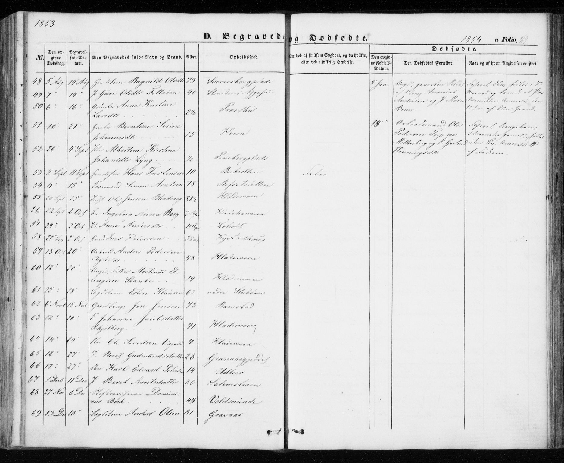 Ministerialprotokoller, klokkerbøker og fødselsregistre - Sør-Trøndelag, SAT/A-1456/606/L0291: Parish register (official) no. 606A06, 1848-1856, p. 269
