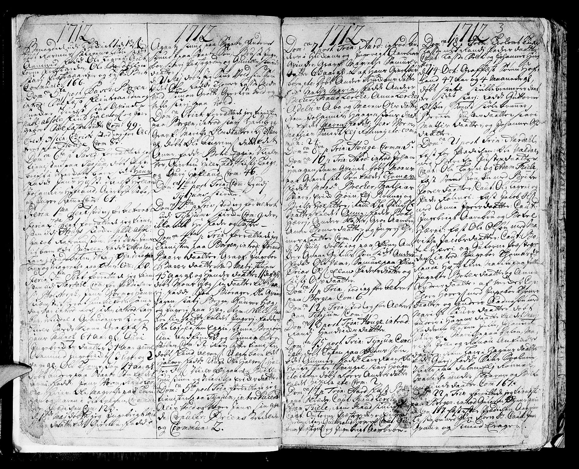 Lærdal sokneprestembete, AV/SAB-A-81201: Parish register (official) no. A 1, 1711-1752, p. 3