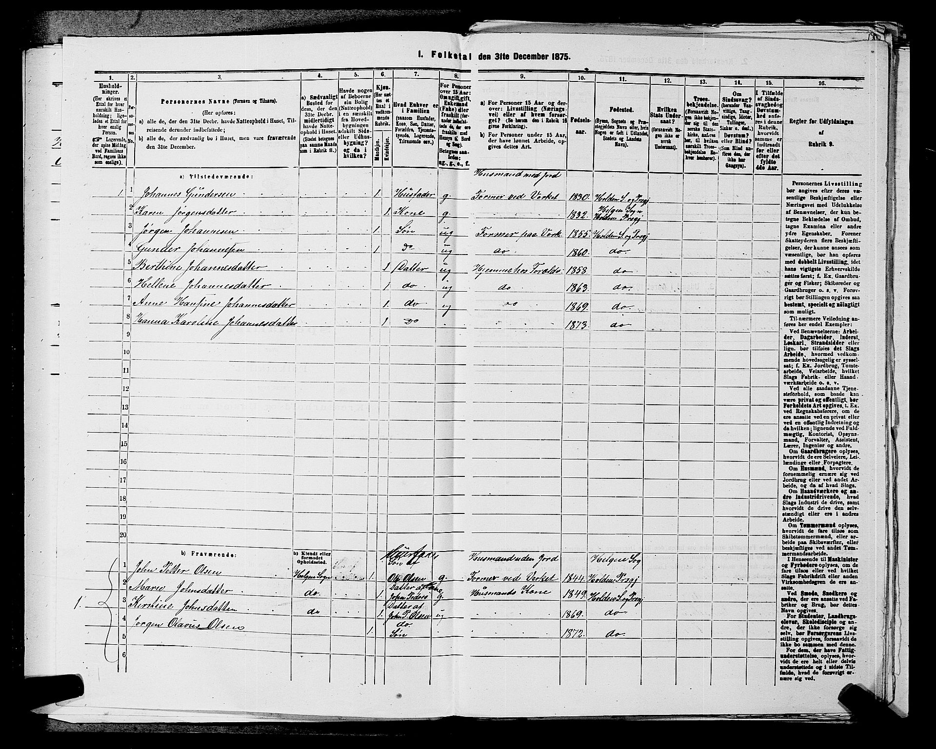 SAKO, 1875 census for 0819P Holla, 1875, p. 371