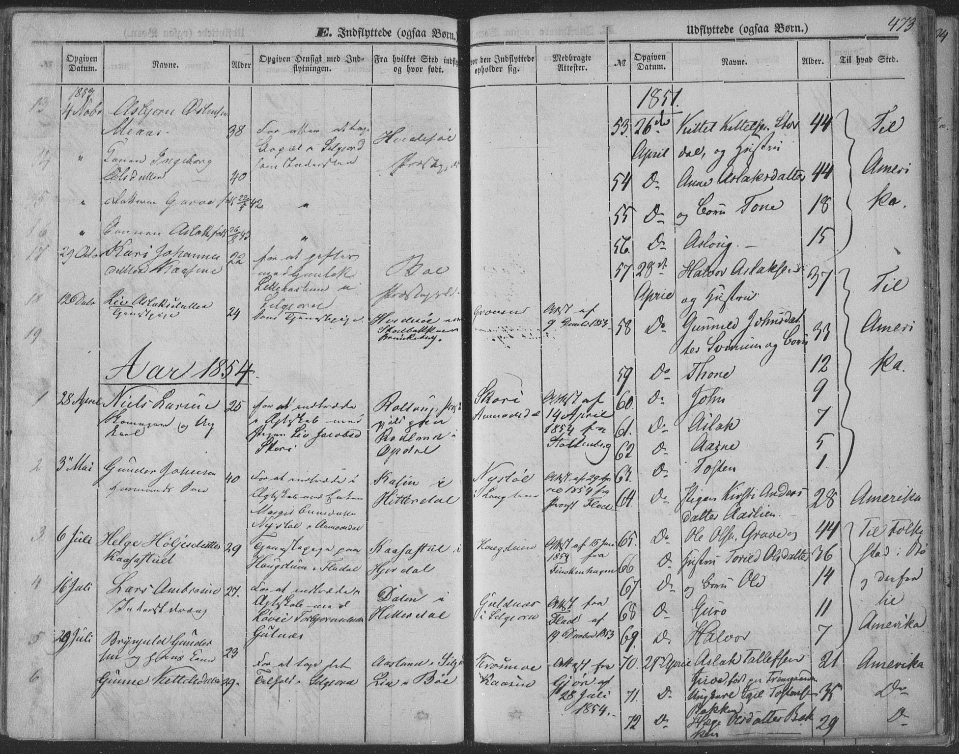 Seljord kirkebøker, SAKO/A-20/F/Fa/L012b: Parish register (official) no. I 12B, 1850-1865, p. 473