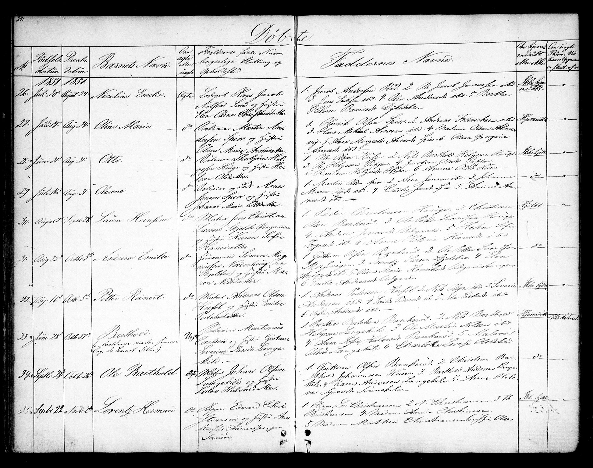 Hvaler prestekontor Kirkebøker, AV/SAO-A-2001/F/Fa/L0006: Parish register (official) no. I 6, 1846-1863, p. 24