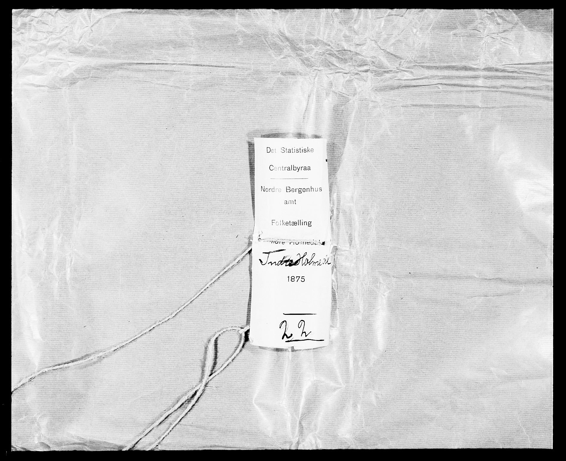 SAB, 1875 census for 1430P Indre Holmedal, 1875, p. 25