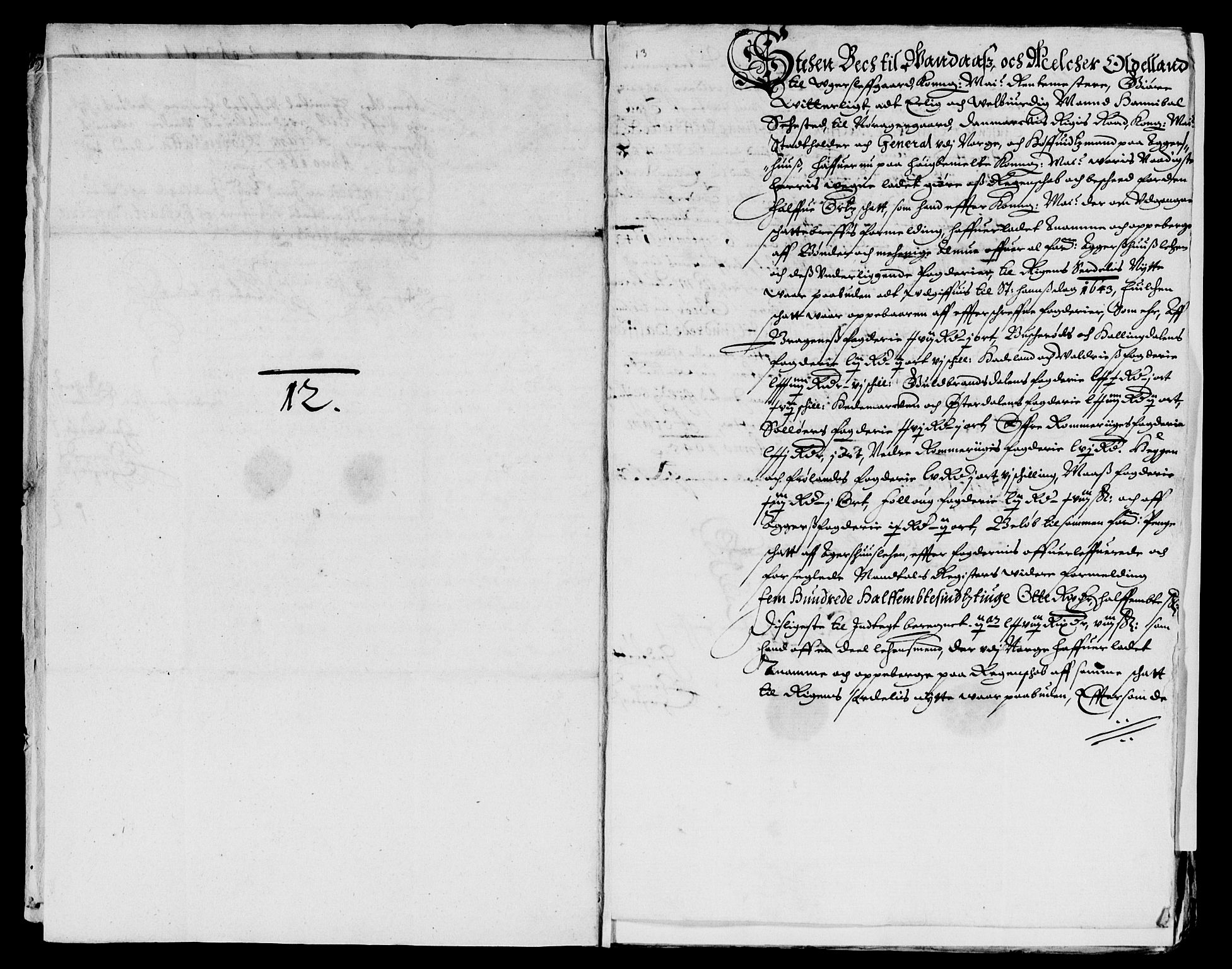 Rentekammeret inntil 1814, Reviderte regnskaper, Lensregnskaper, AV/RA-EA-5023/R/Rb/Rba/L0191: Akershus len, 1642-1648