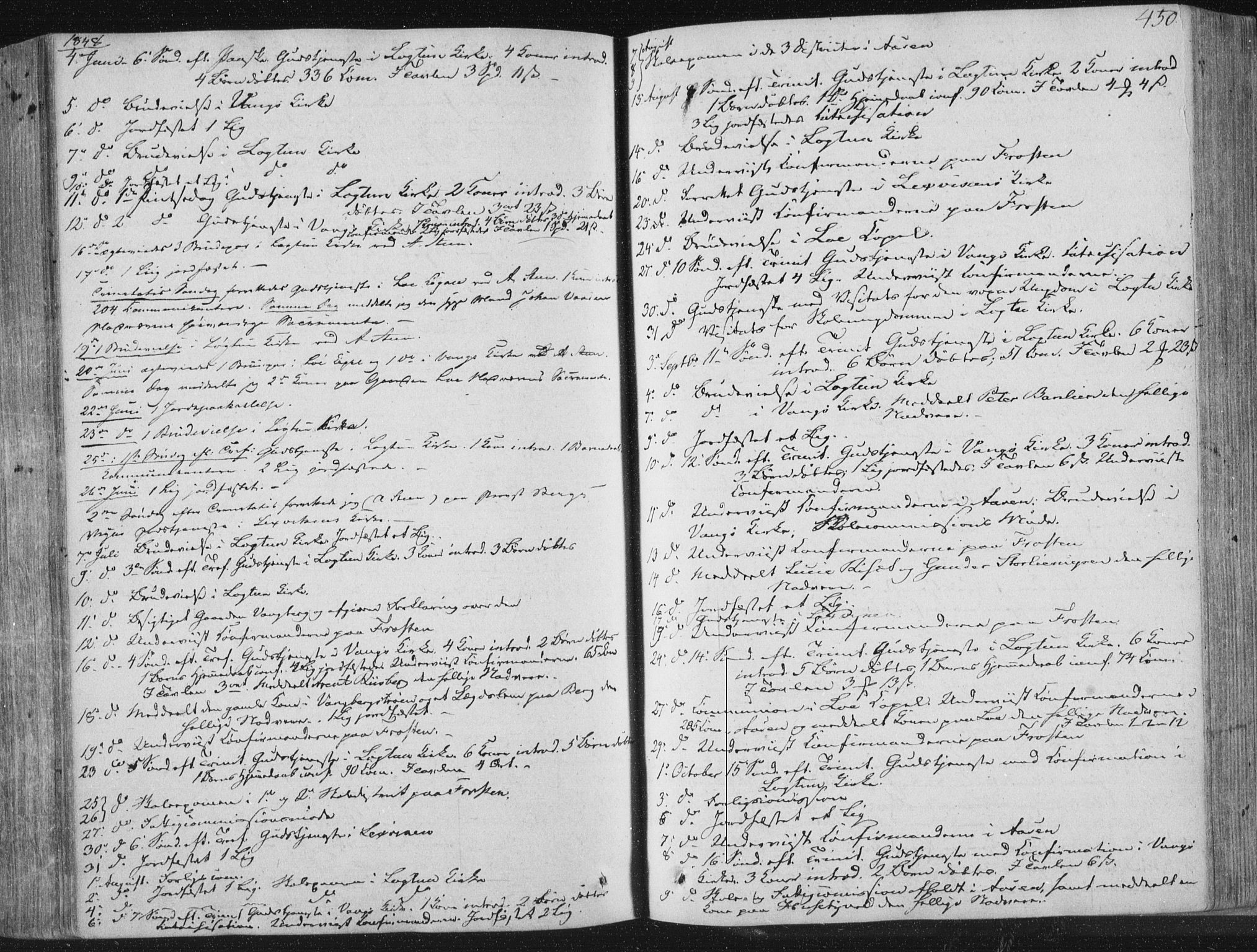 Ministerialprotokoller, klokkerbøker og fødselsregistre - Nord-Trøndelag, AV/SAT-A-1458/713/L0115: Parish register (official) no. 713A06, 1838-1851, p. 450