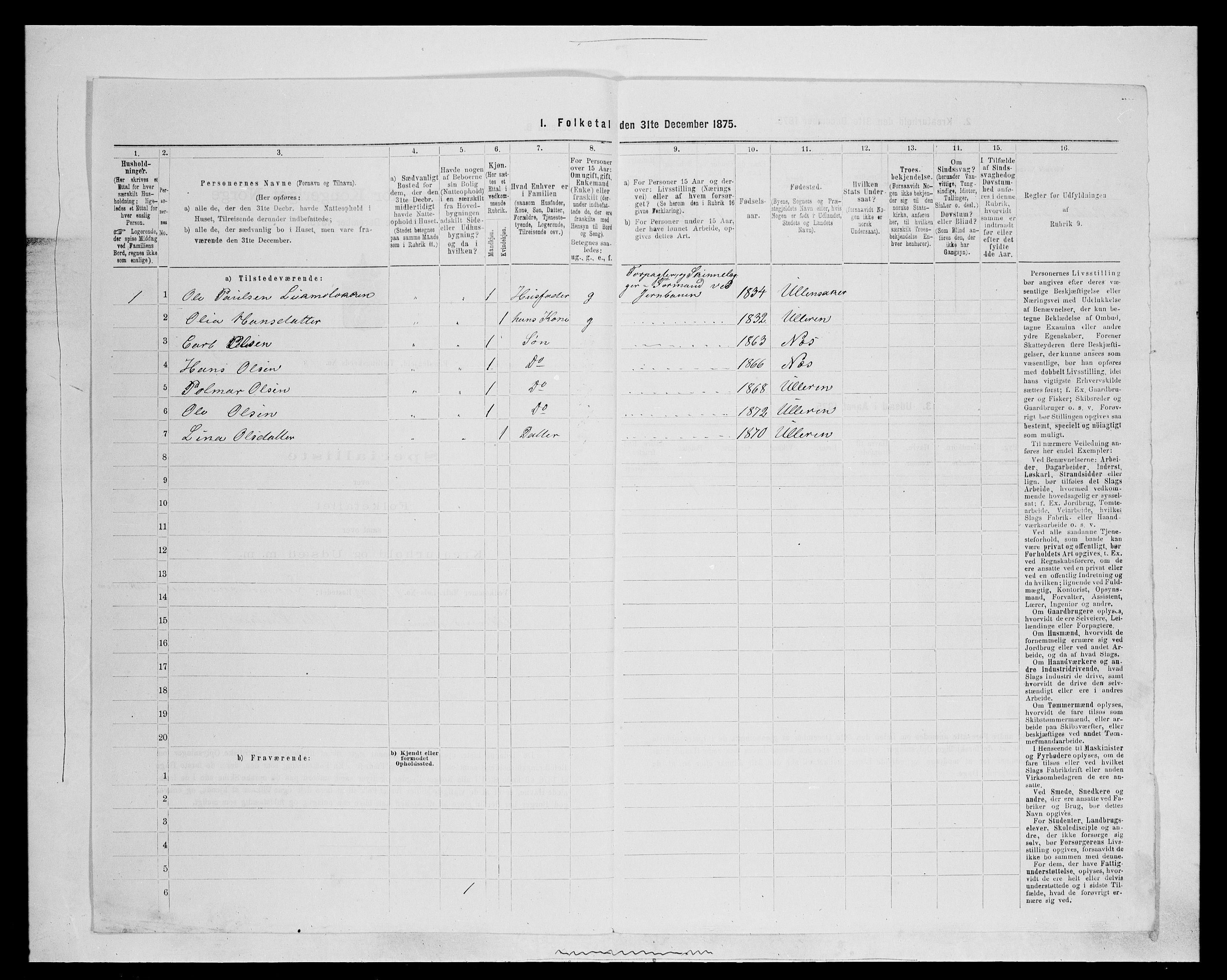 SAH, 1875 census for 0419P Sør-Odal, 1875, p. 1462