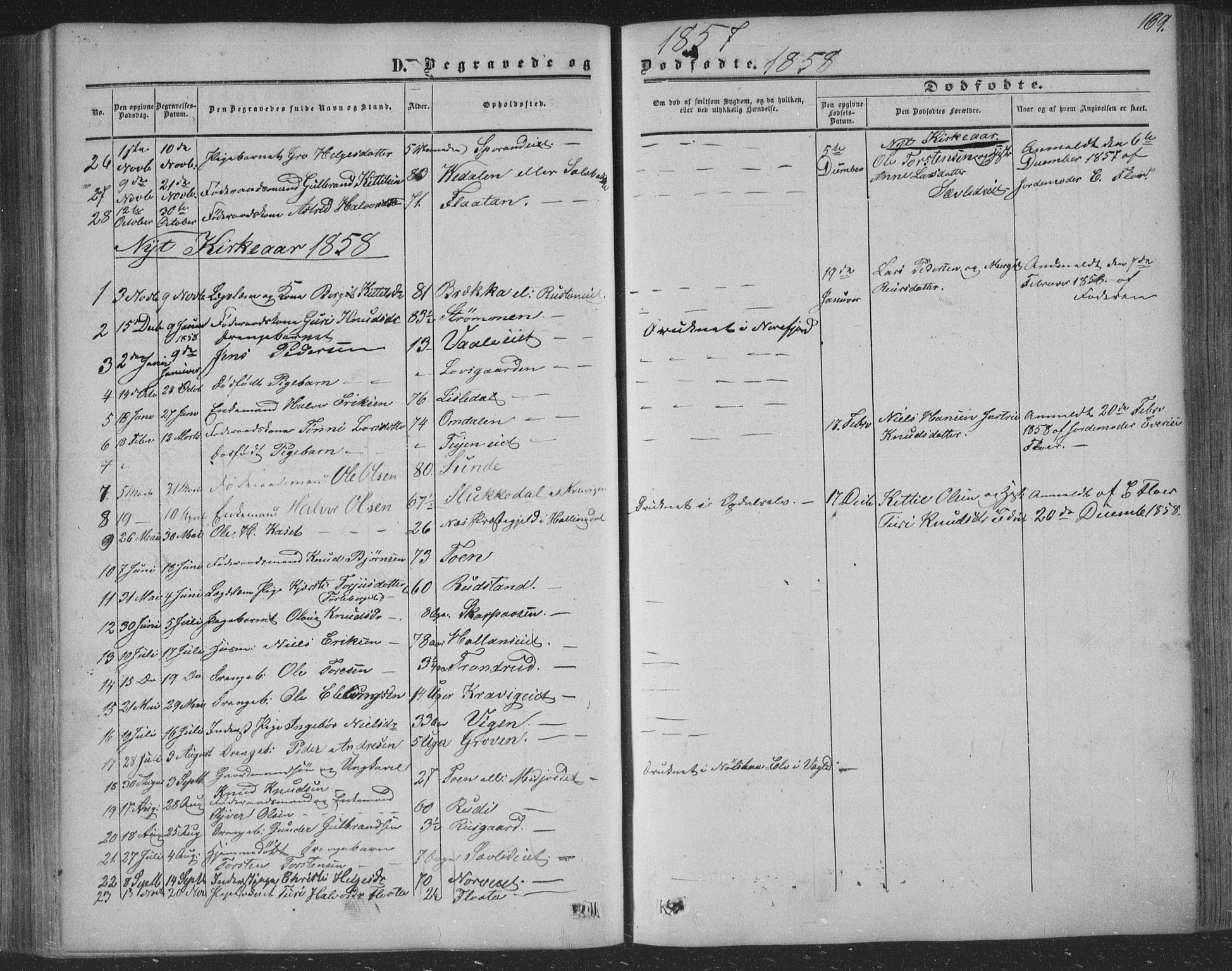 Nore kirkebøker, SAKO/A-238/F/Fa/L0002: Parish register (official) no. I 2, 1856-1871, p. 169