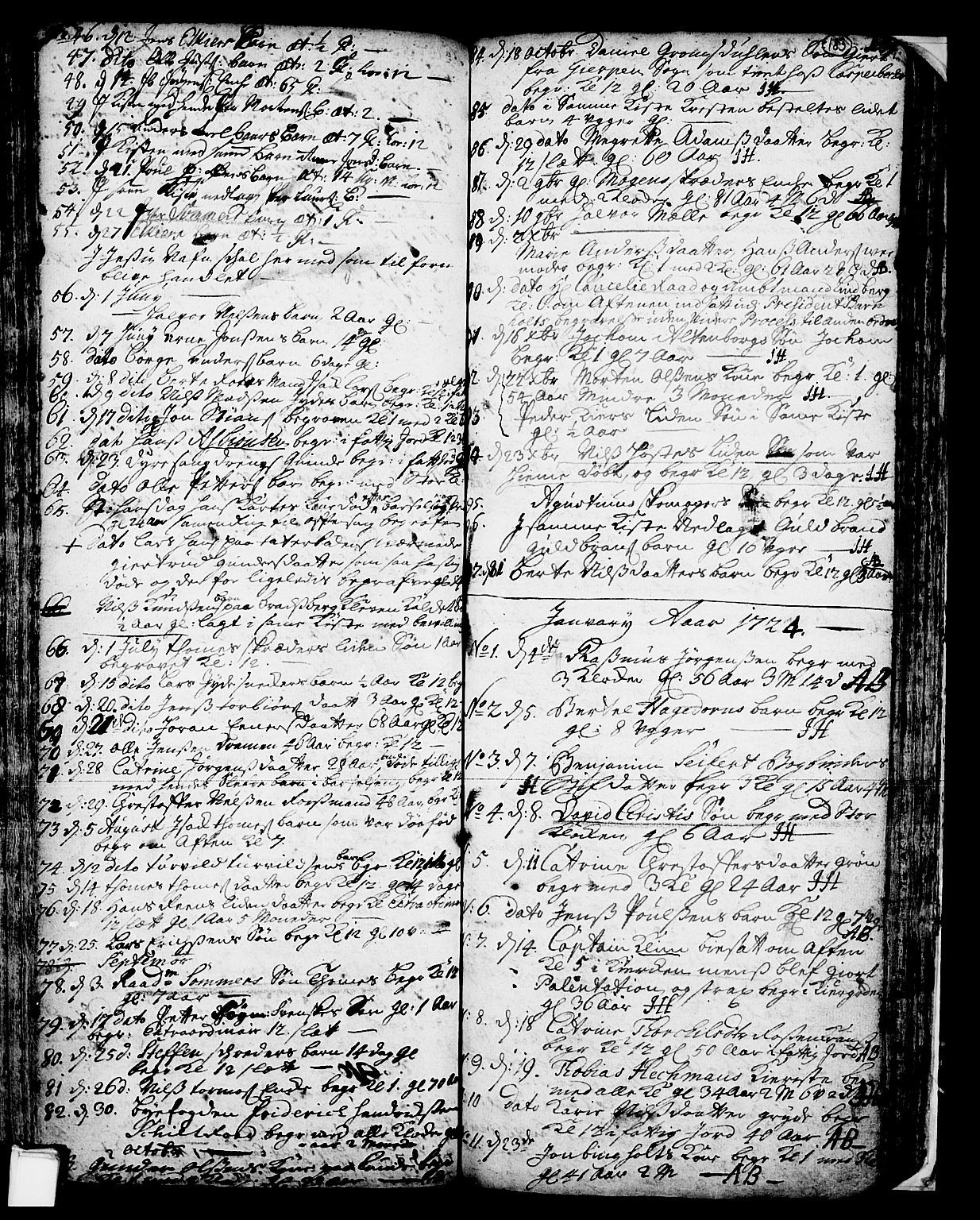 Skien kirkebøker, SAKO/A-302/F/Fa/L0002: Parish register (official) no. 2, 1716-1757, p. 183