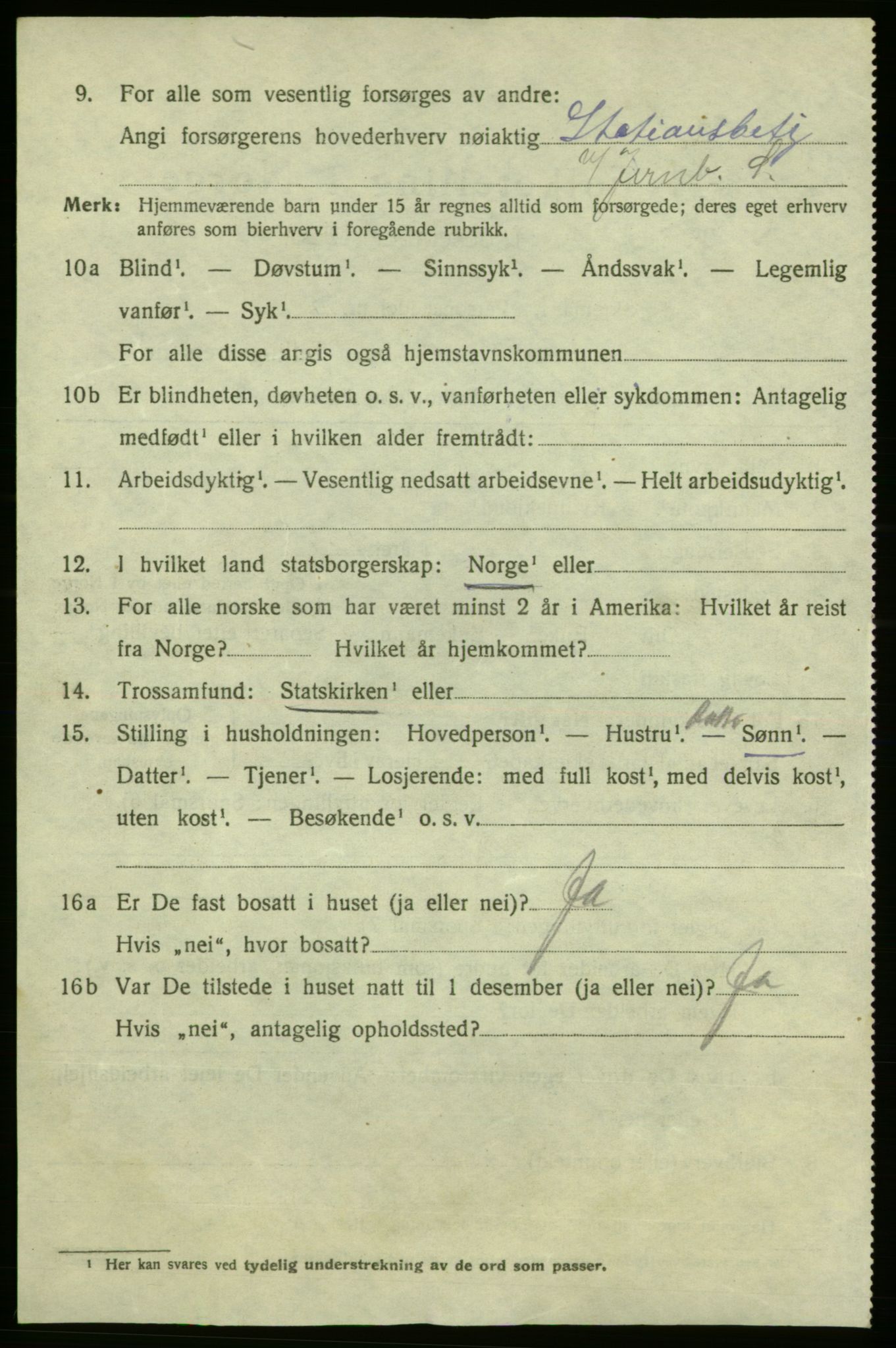 SAO, 1920 census for Fredrikshald, 1920, p. 22137