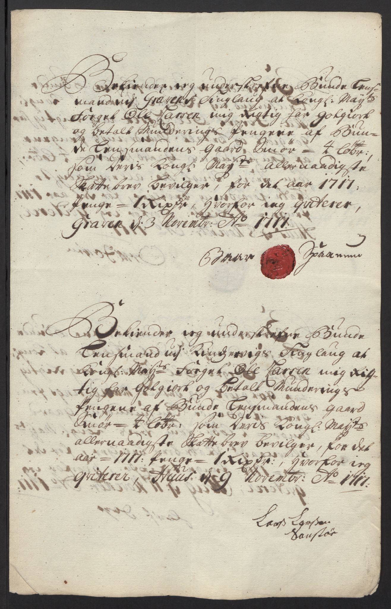 Rentekammeret inntil 1814, Reviderte regnskaper, Fogderegnskap, AV/RA-EA-4092/R48/L2994: Fogderegnskap Sunnhordland og Hardanger, 1717, p. 442