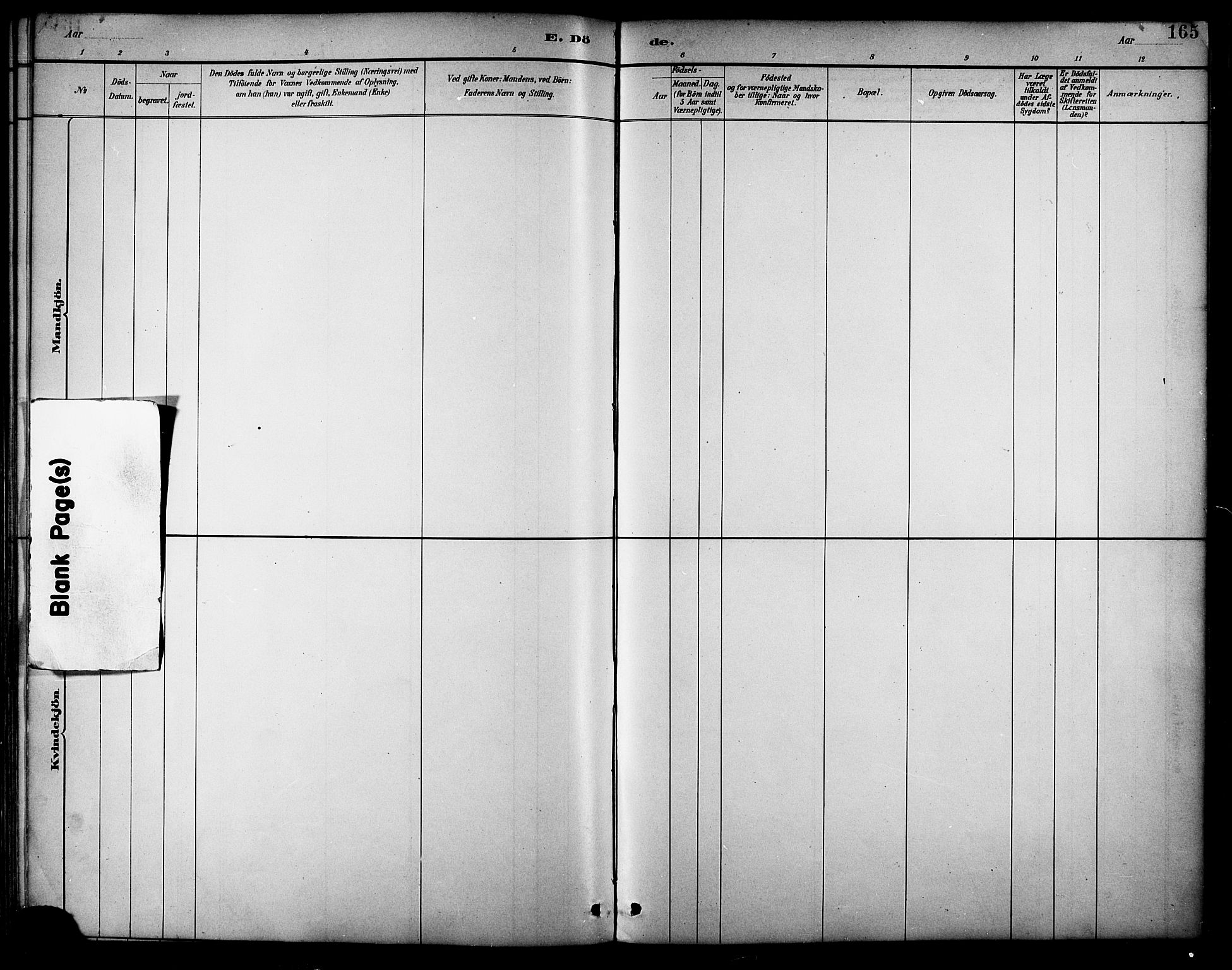Ministerialprotokoller, klokkerbøker og fødselsregistre - Nordland, SAT/A-1459/854/L0777: Parish register (official) no. 854A01 /1, 1883-1891, p. 165