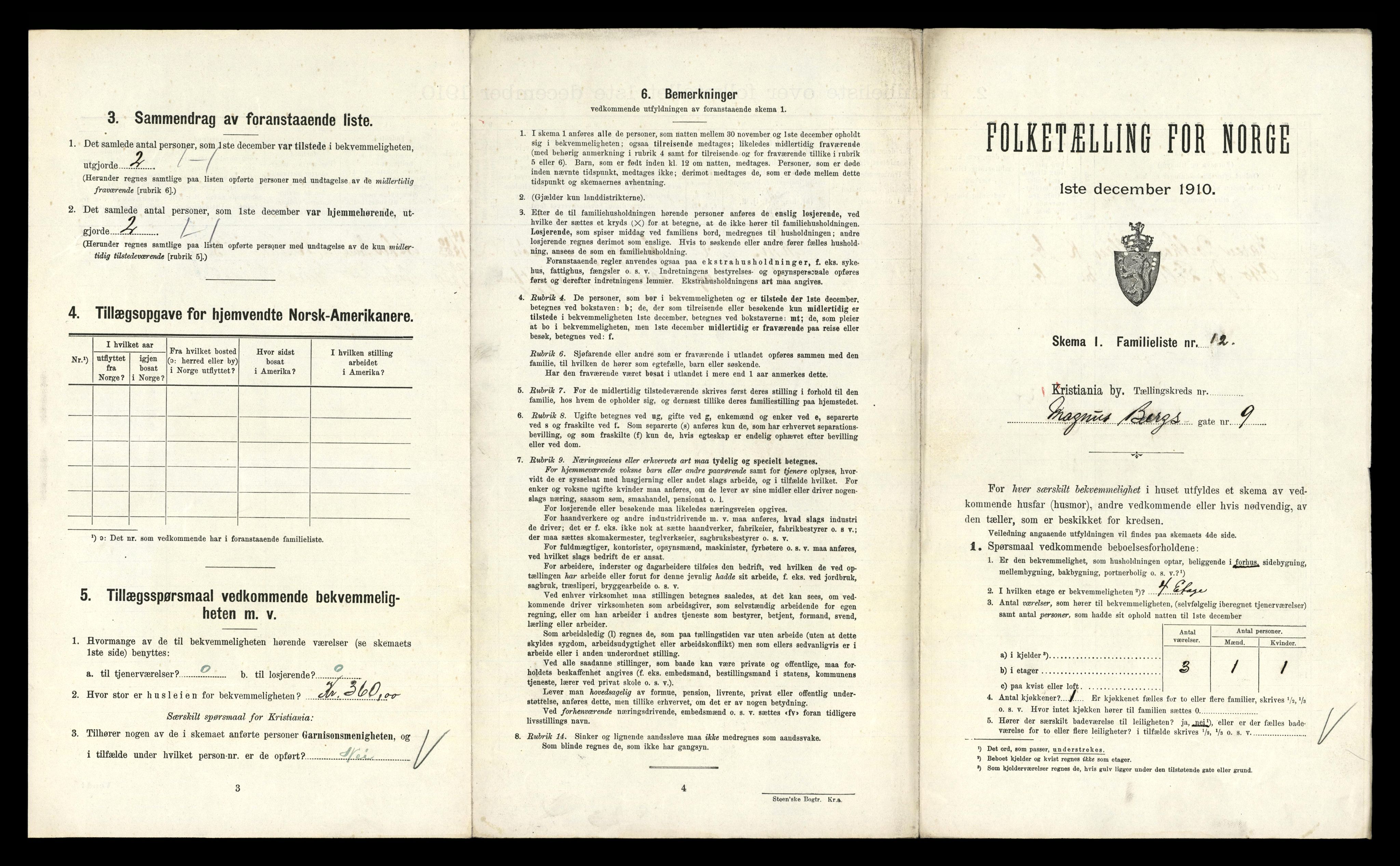 RA, 1910 census for Kristiania, 1910, p. 58077