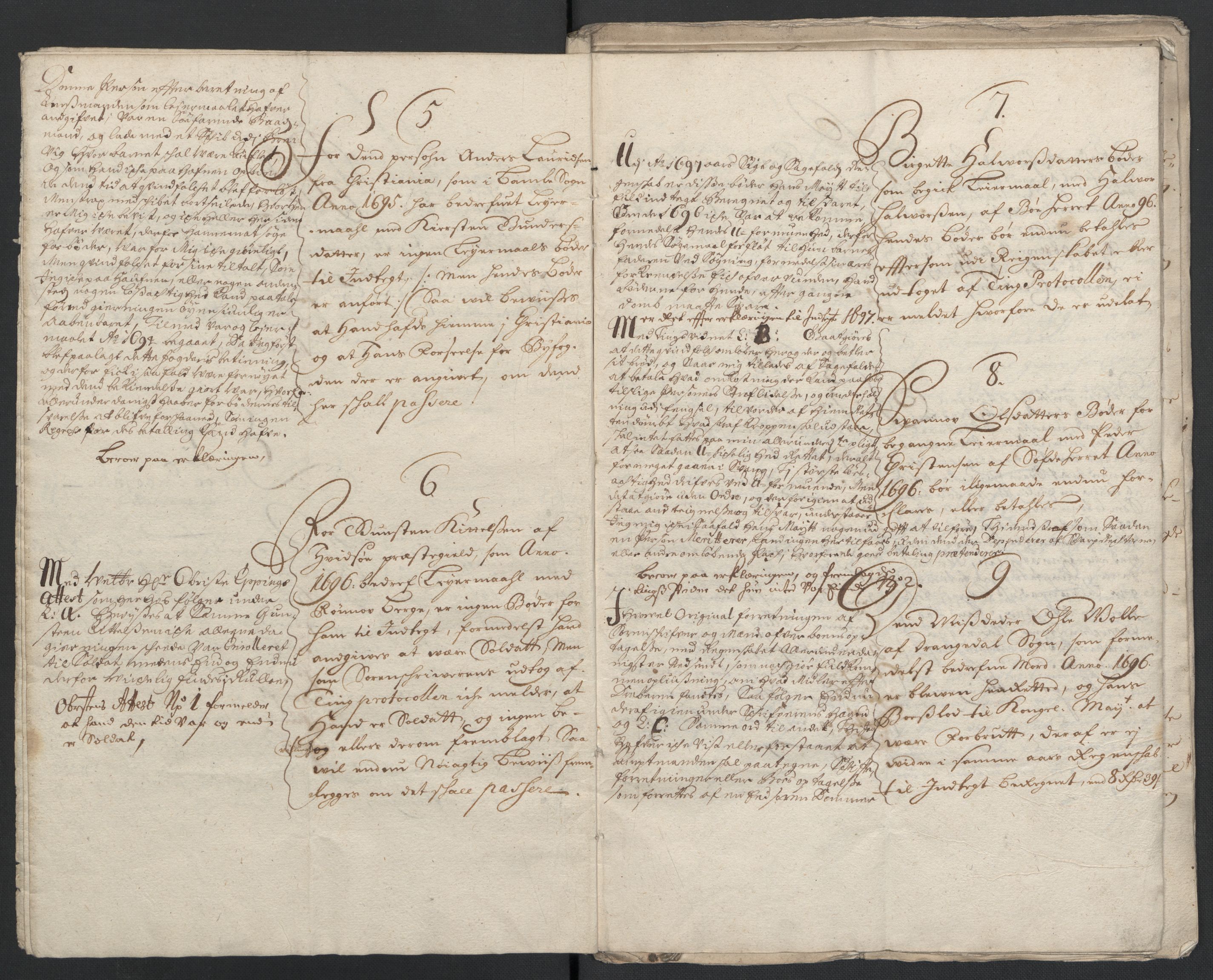 Rentekammeret inntil 1814, Reviderte regnskaper, Fogderegnskap, RA/EA-4092/R36/L2097: Fogderegnskap Øvre og Nedre Telemark og Bamble, 1697, p. 308