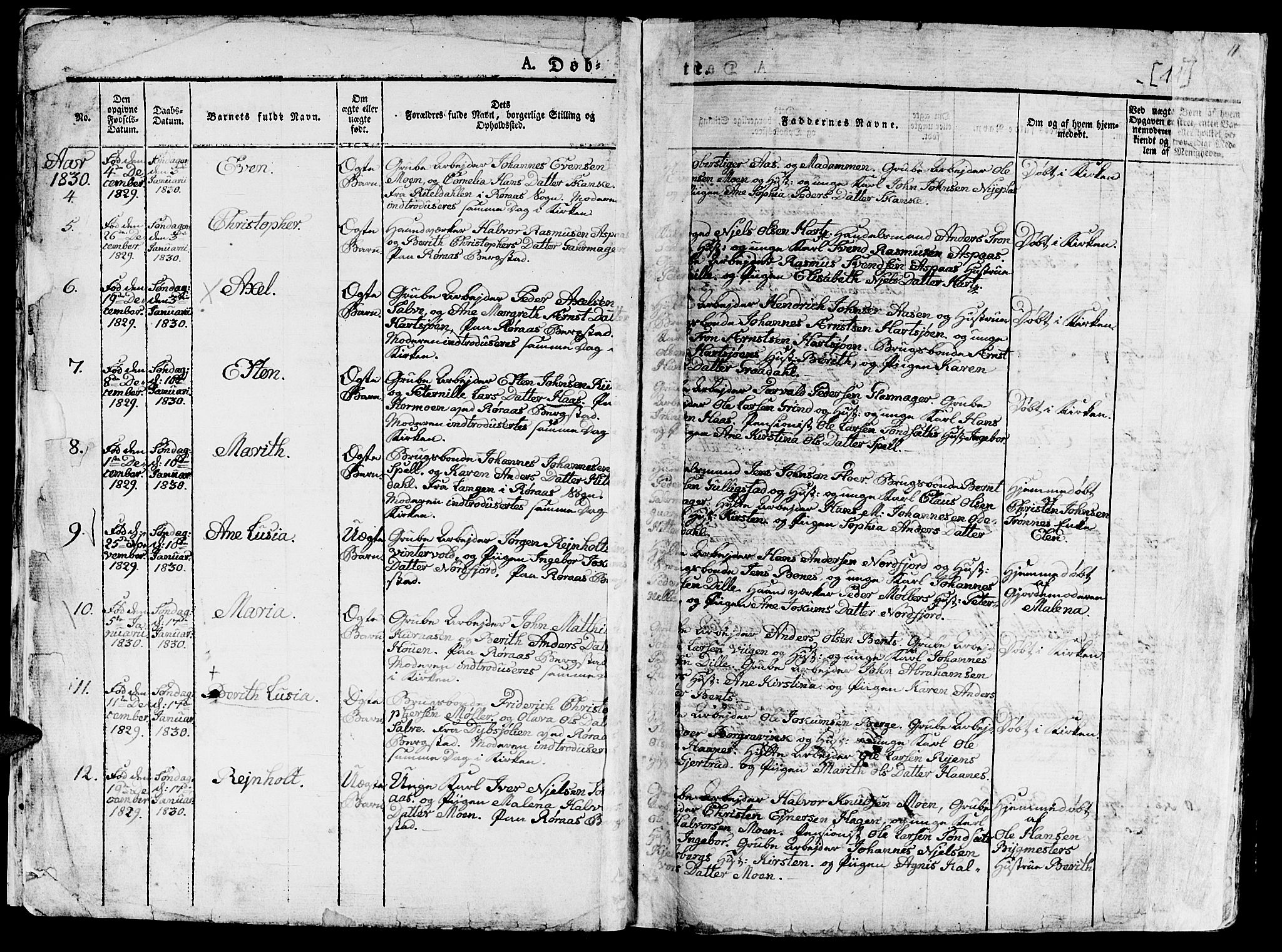 Ministerialprotokoller, klokkerbøker og fødselsregistre - Sør-Trøndelag, SAT/A-1456/681/L0938: Parish register (copy) no. 681C02, 1829-1879, p. 11