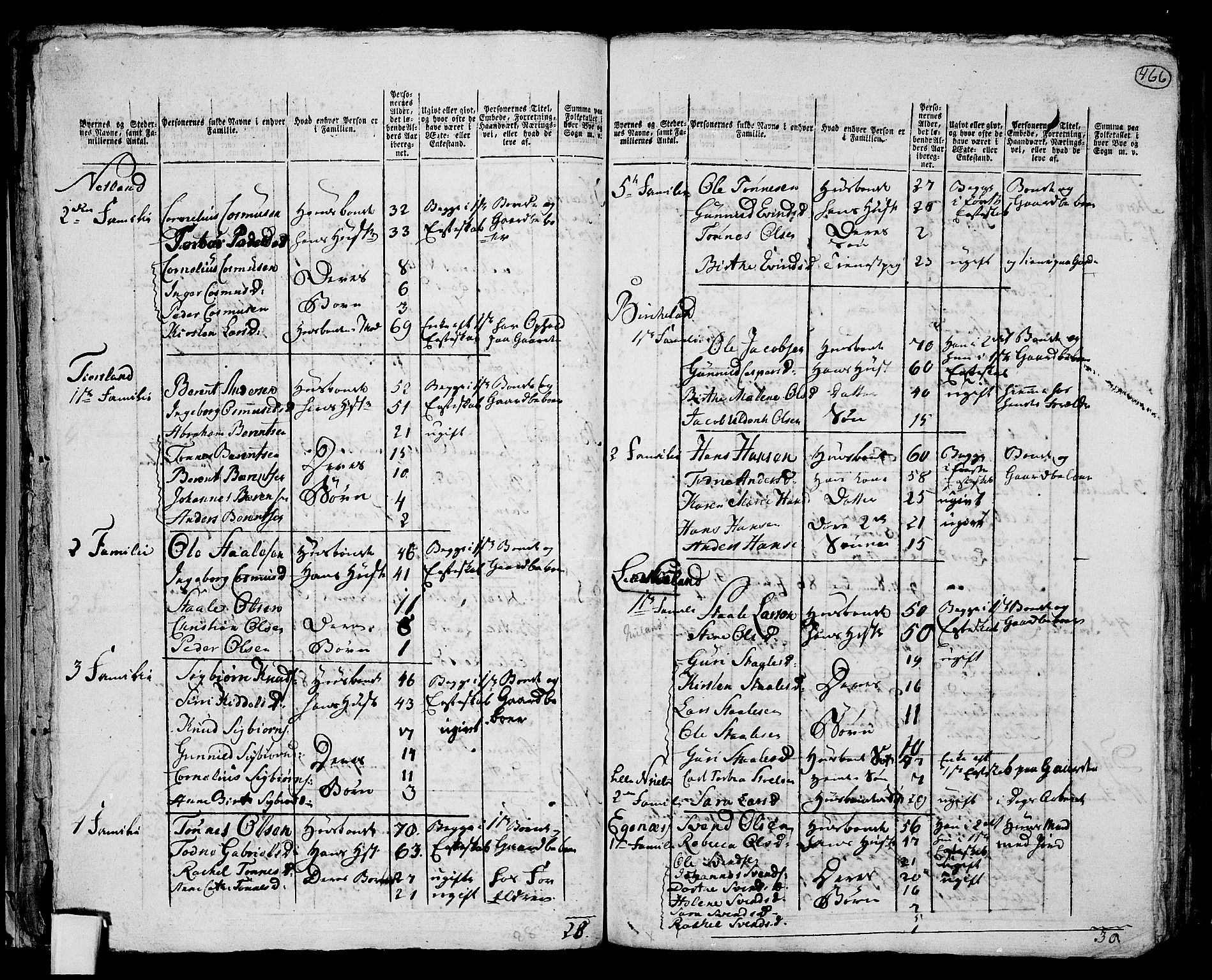 RA, 1801 census for 1112P Lund, 1801, p. 465b-466a