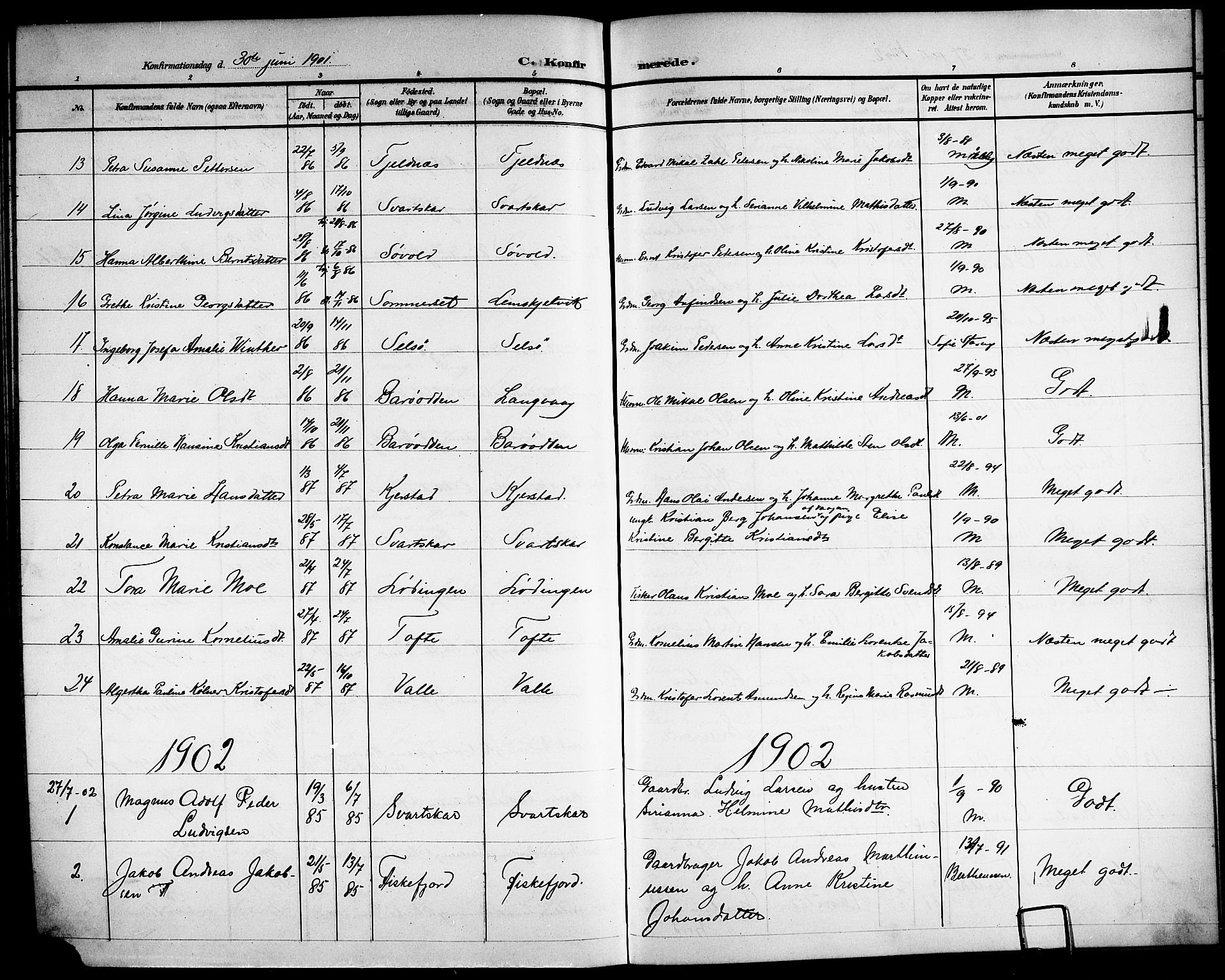 Ministerialprotokoller, klokkerbøker og fødselsregistre - Nordland, AV/SAT-A-1459/872/L1048: Parish register (copy) no. 872C04, 1898-1919