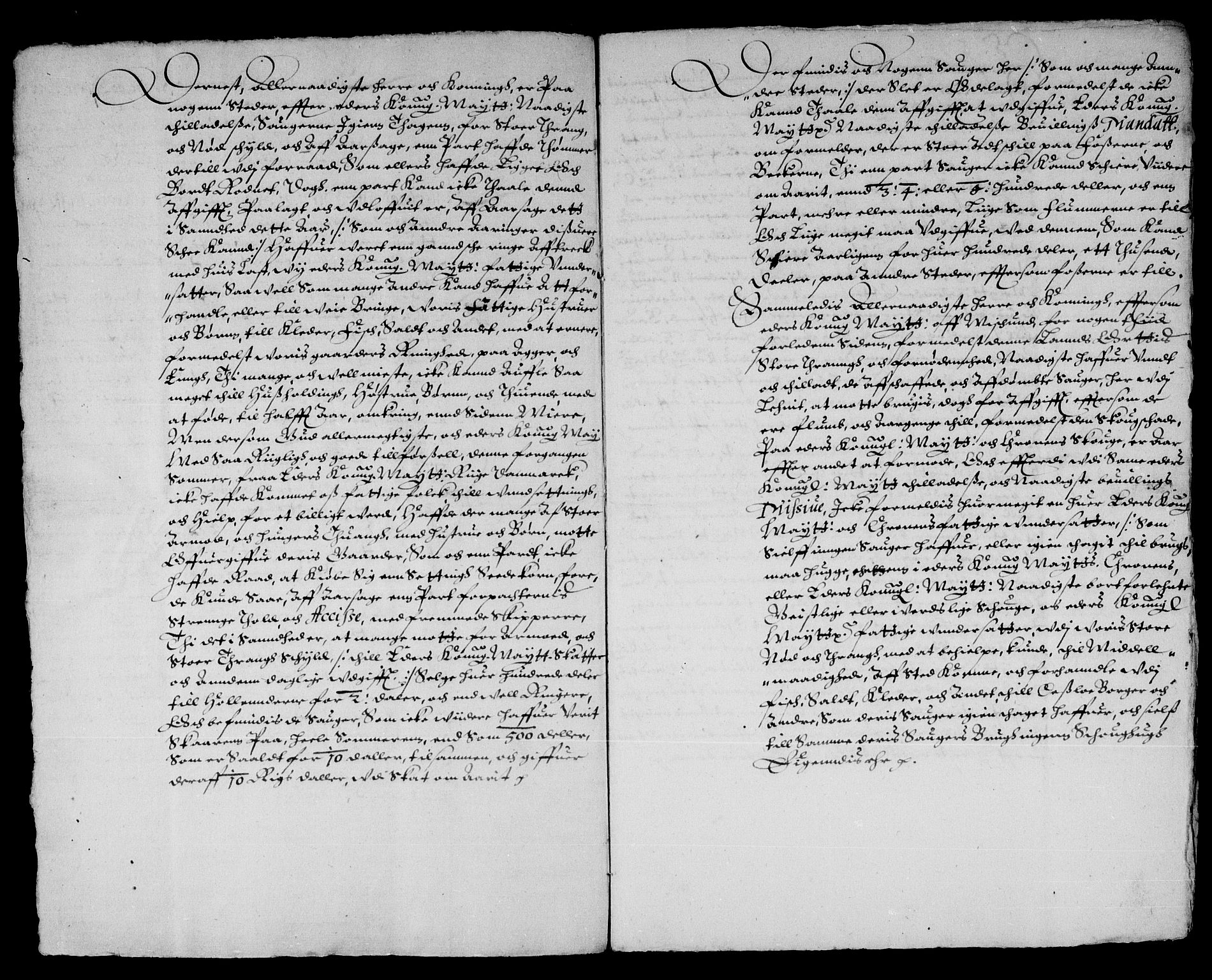 Danske Kanselli, Skapsaker, AV/RA-EA-4061/F/L0003: Skap 8, pakke 73-95, 1616-1691, p. 26