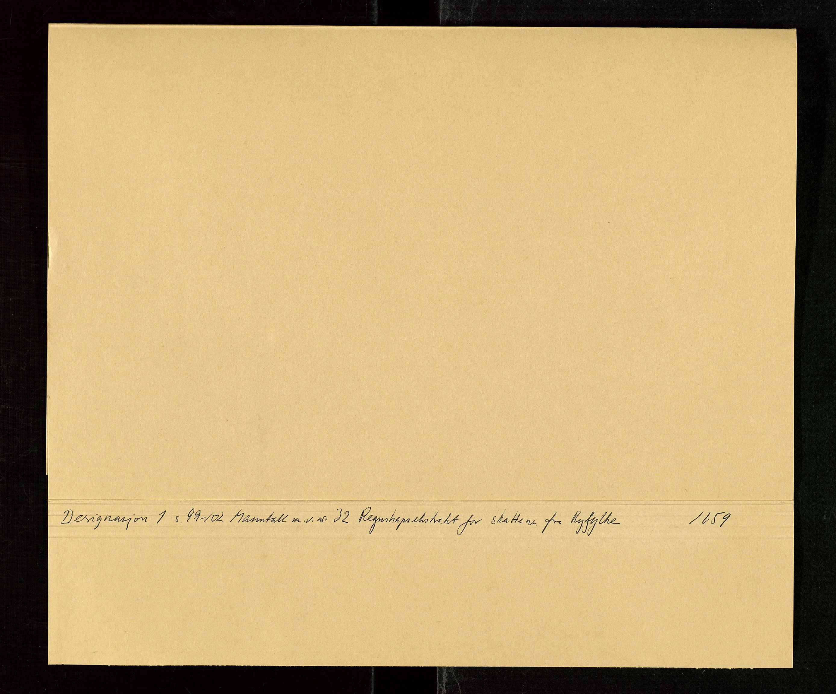 Stavanger len, AV/SAST-A-101870/Ob/L0030: Diverse, 1659-1662, p. 1