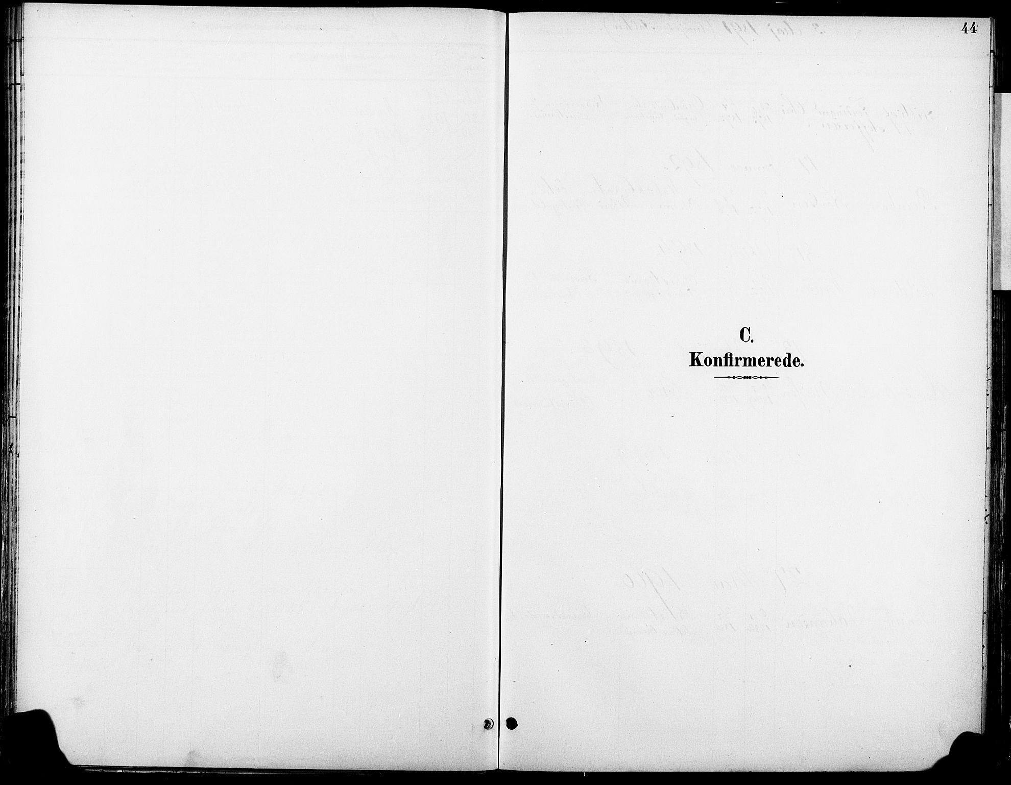 Krohgstøtten sykehusprest Kirkebøker, SAO/A-10854/F/Fa/L0003: Parish register (official) no. 3, 1890-1935, p. 44