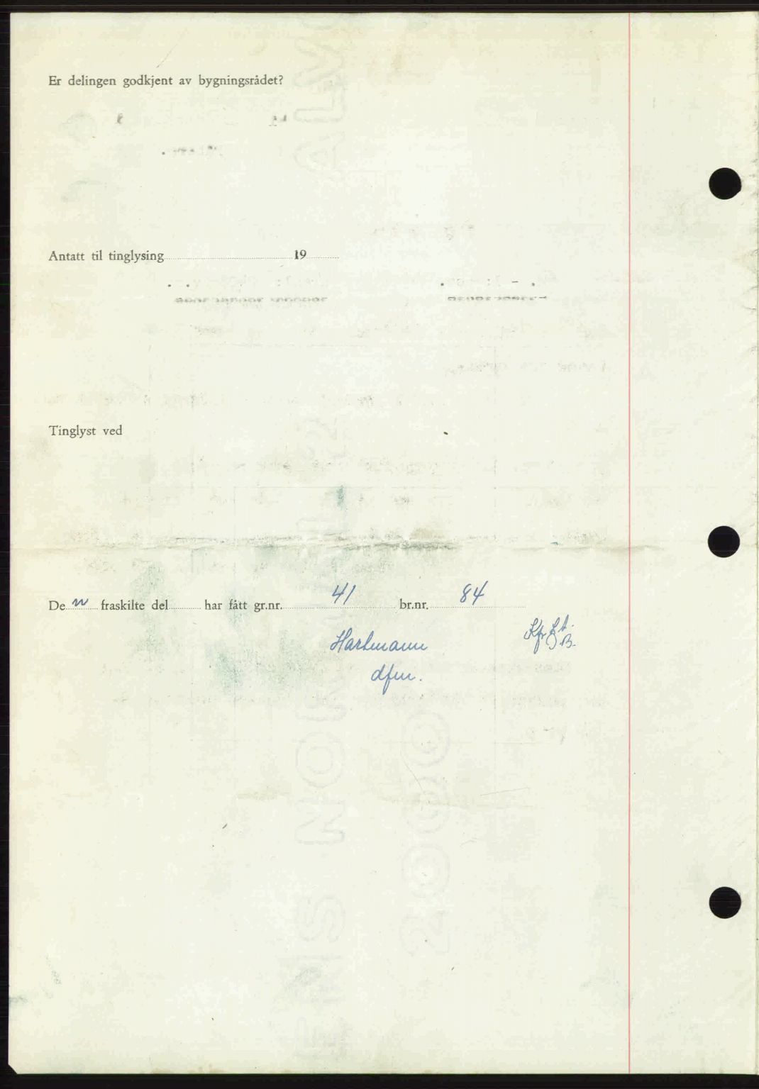 Sør-Gudbrandsdal tingrett, SAH/TING-004/H/Hb/Hbd/L0022: Mortgage book no. A22, 1948-1948, Diary no: : 1432/1948