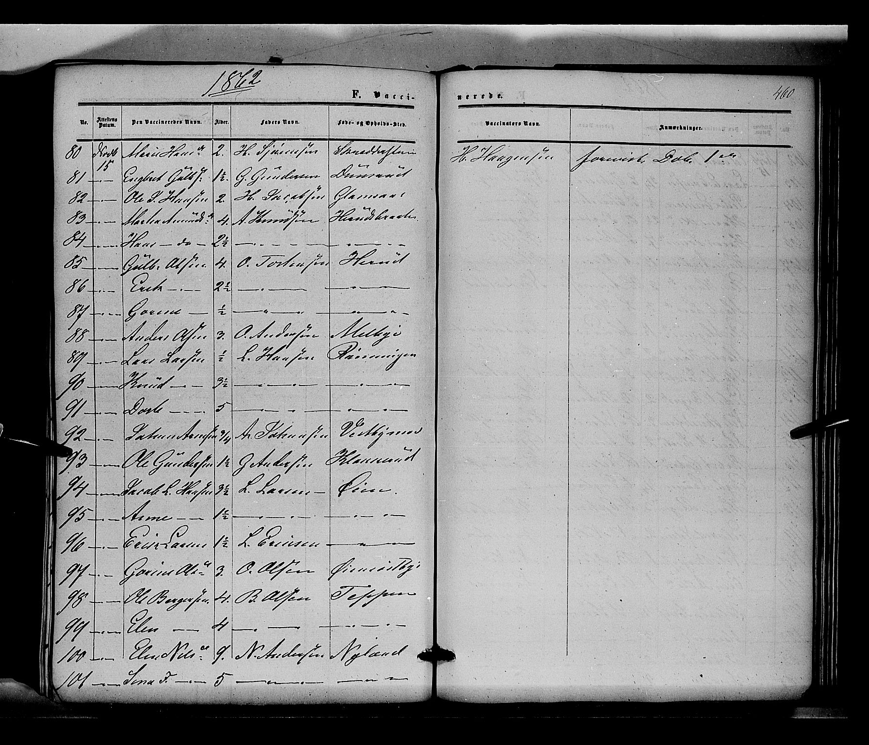 Sør-Odal prestekontor, AV/SAH-PREST-030/H/Ha/Haa/L0002: Parish register (official) no. 2, 1859-1863, p. 460