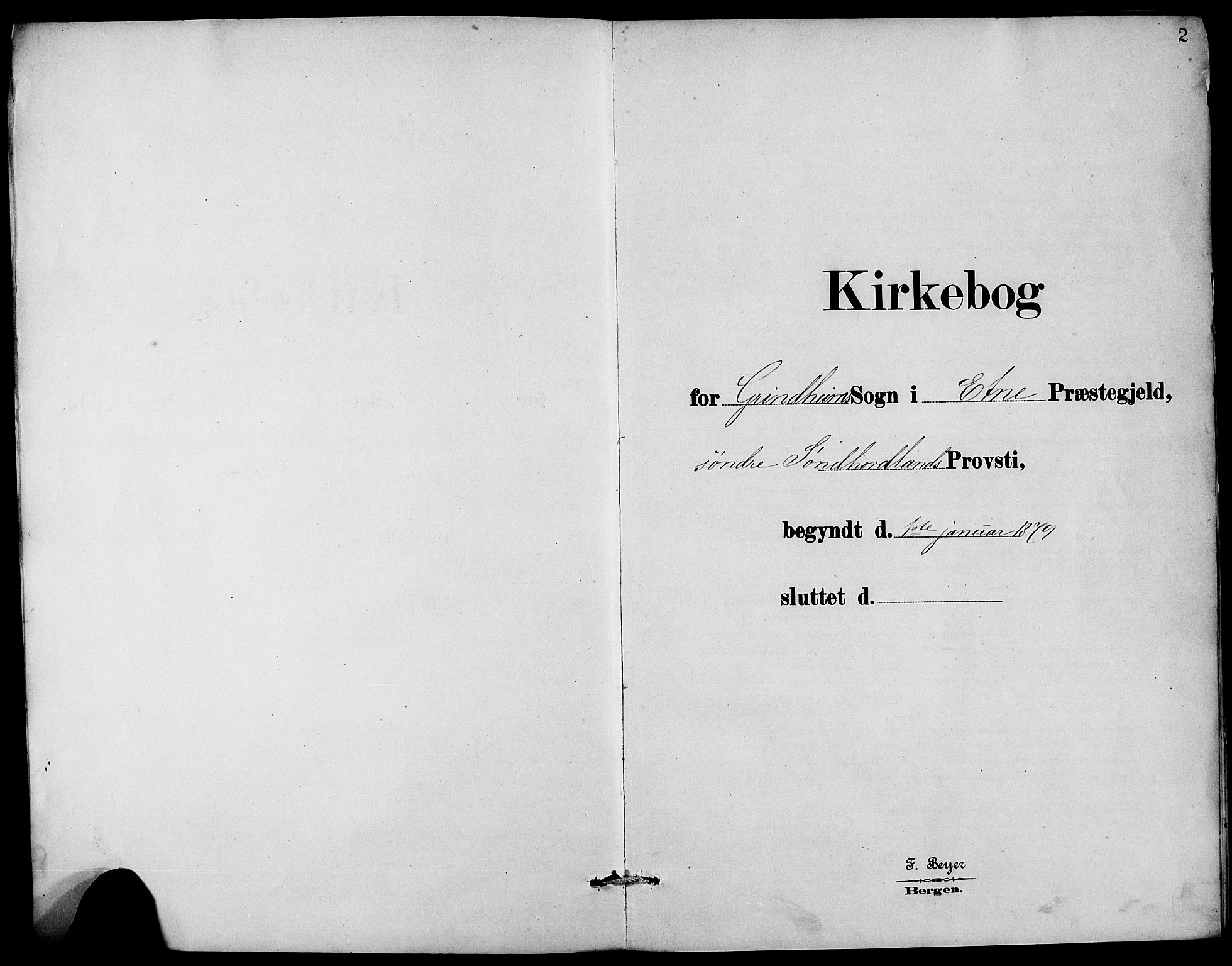 Etne sokneprestembete, AV/SAB-A-75001/H/Hab: Parish register (copy) no. C 4, 1879-1896, p. 2