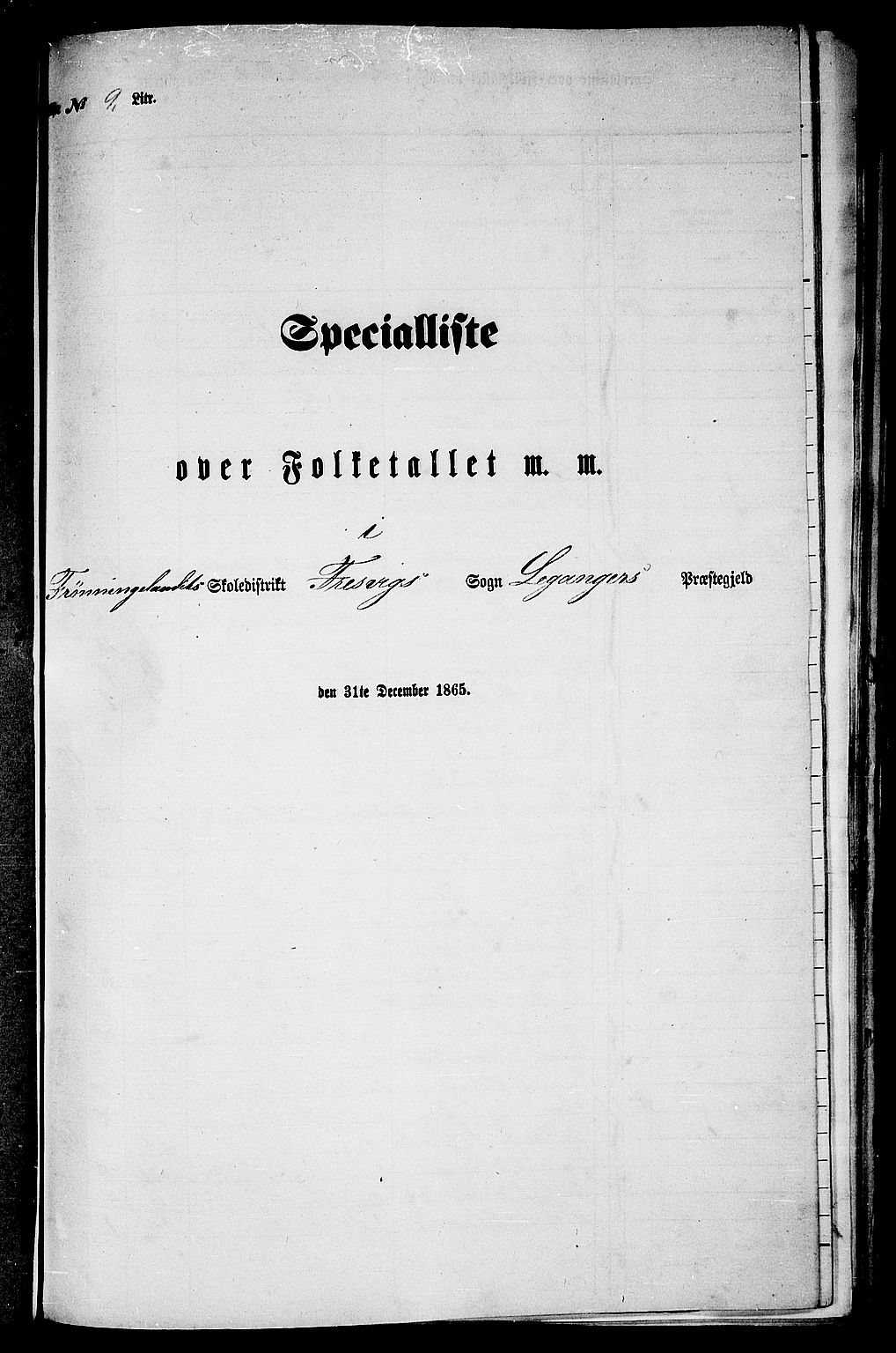 RA, 1865 census for Leikanger, 1865, p. 108