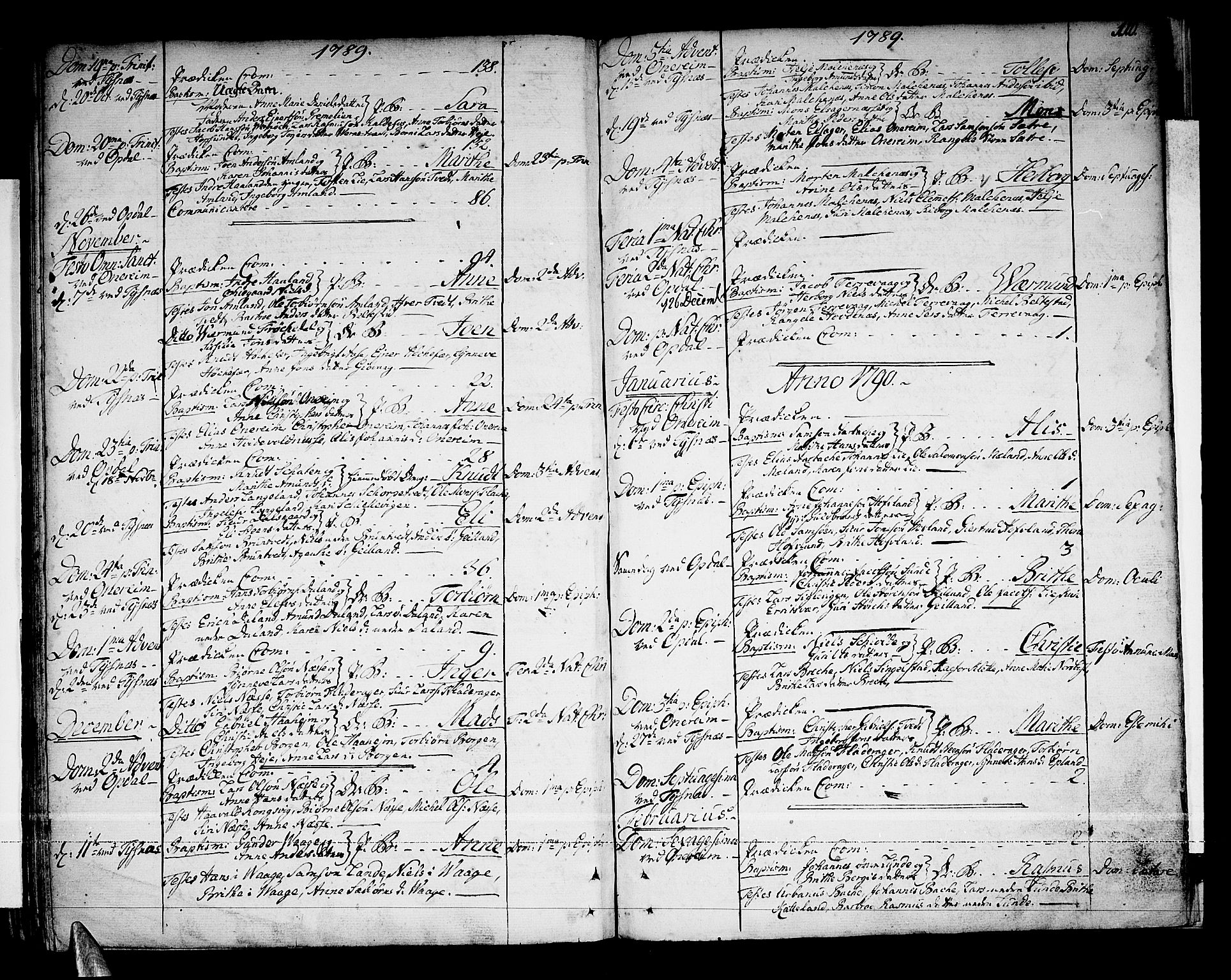 Tysnes sokneprestembete, AV/SAB-A-78601/H/Haa: Parish register (official) no. A 5, 1762-1793, p. 110