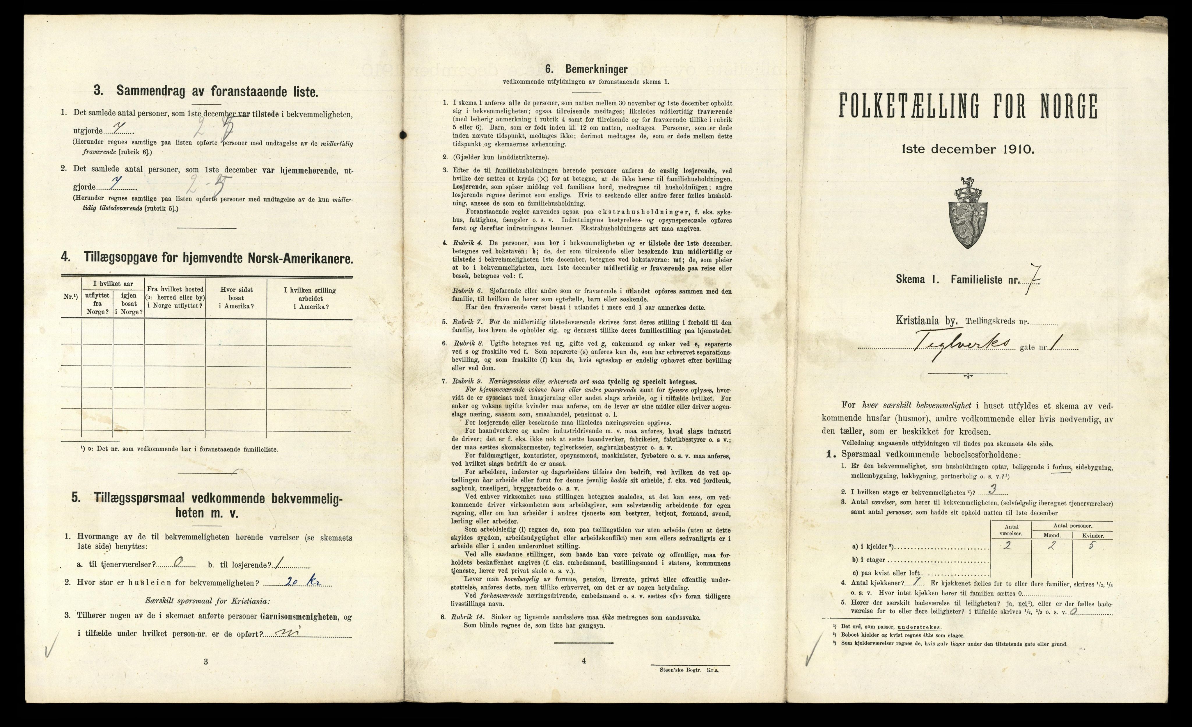 RA, 1910 census for Kristiania, 1910, p. 103213