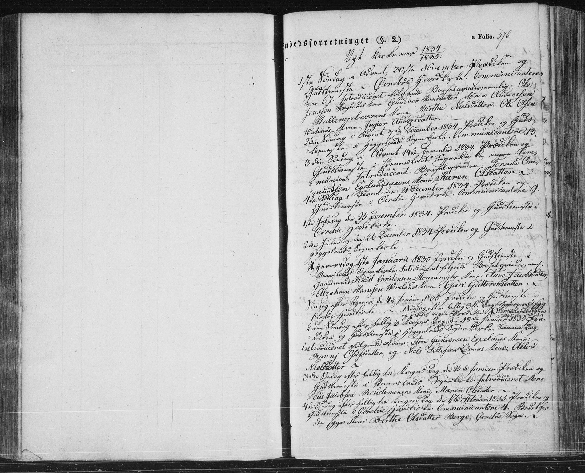 Vennesla sokneprestkontor, SAK/1111-0045/Fa/Fac/L0004: Parish register (official) no. A 4, 1834-1855, p. 576