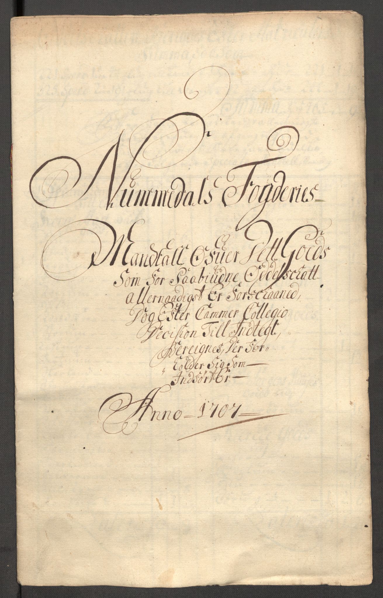 Rentekammeret inntil 1814, Reviderte regnskaper, Fogderegnskap, RA/EA-4092/R64/L4430: Fogderegnskap Namdal, 1707-1708, p. 198