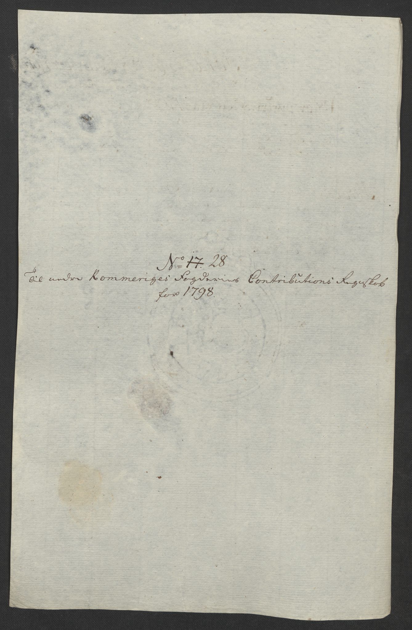 Rentekammeret inntil 1814, Reviderte regnskaper, Fogderegnskap, AV/RA-EA-4092/R11/L0674: Fogderegnskap Nedre Romerike, 1798, p. 145