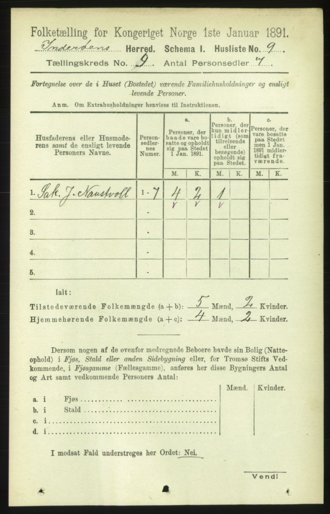 RA, 1891 census for 1729 Inderøy, 1891, p. 5119