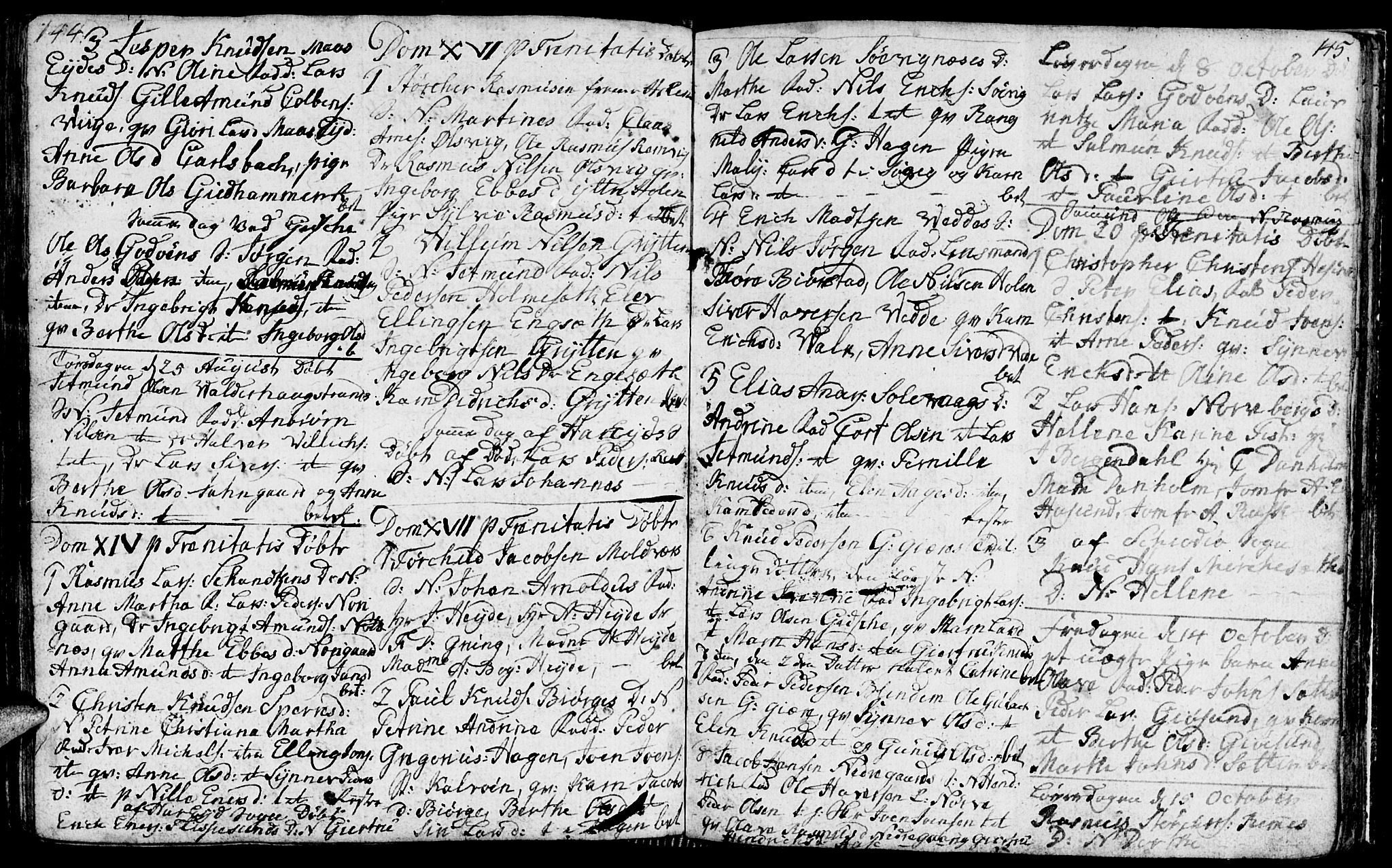 Ministerialprotokoller, klokkerbøker og fødselsregistre - Møre og Romsdal, SAT/A-1454/528/L0421: Parish register (copy) no. 528C02, 1785-1800, p. 144-145