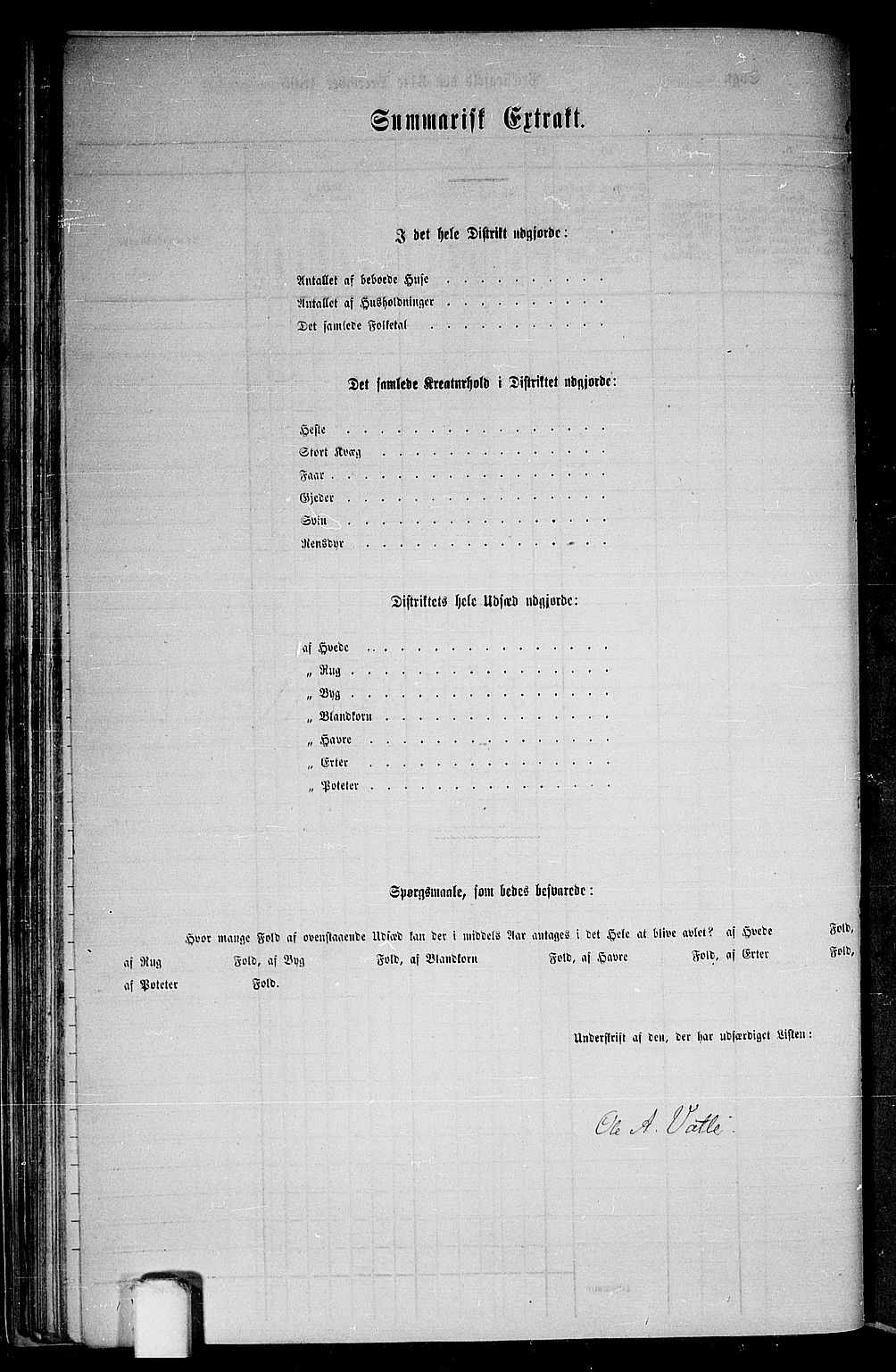 RA, 1865 census for Haus, 1865, p. 56