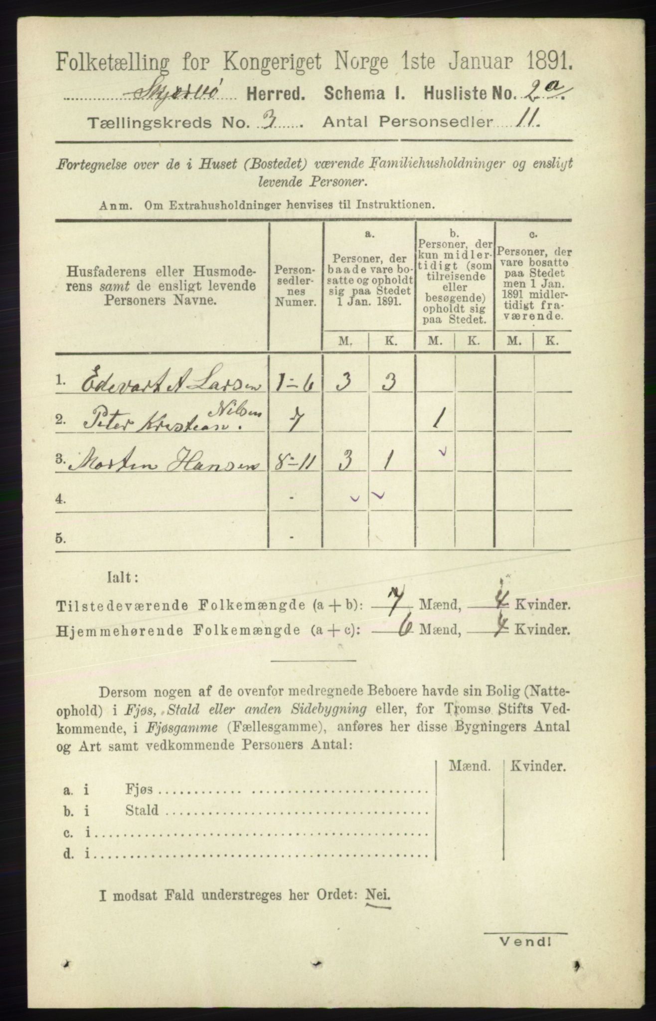 RA, 1891 census for 1941 Skjervøy, 1891, p. 1793