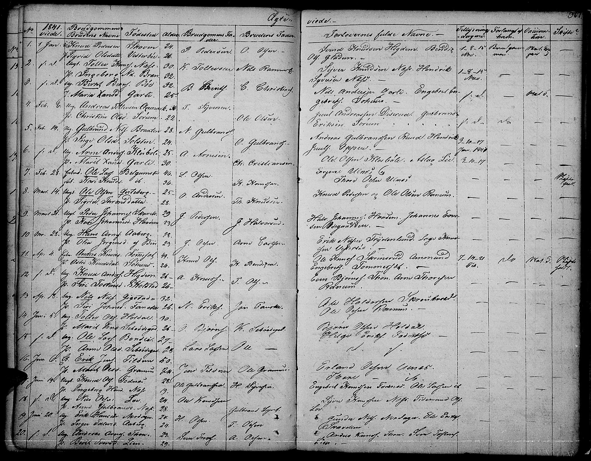 Nord-Aurdal prestekontor, SAH/PREST-132/H/Ha/Haa/L0003: Parish register (official) no. 3, 1828-1841, p. 267