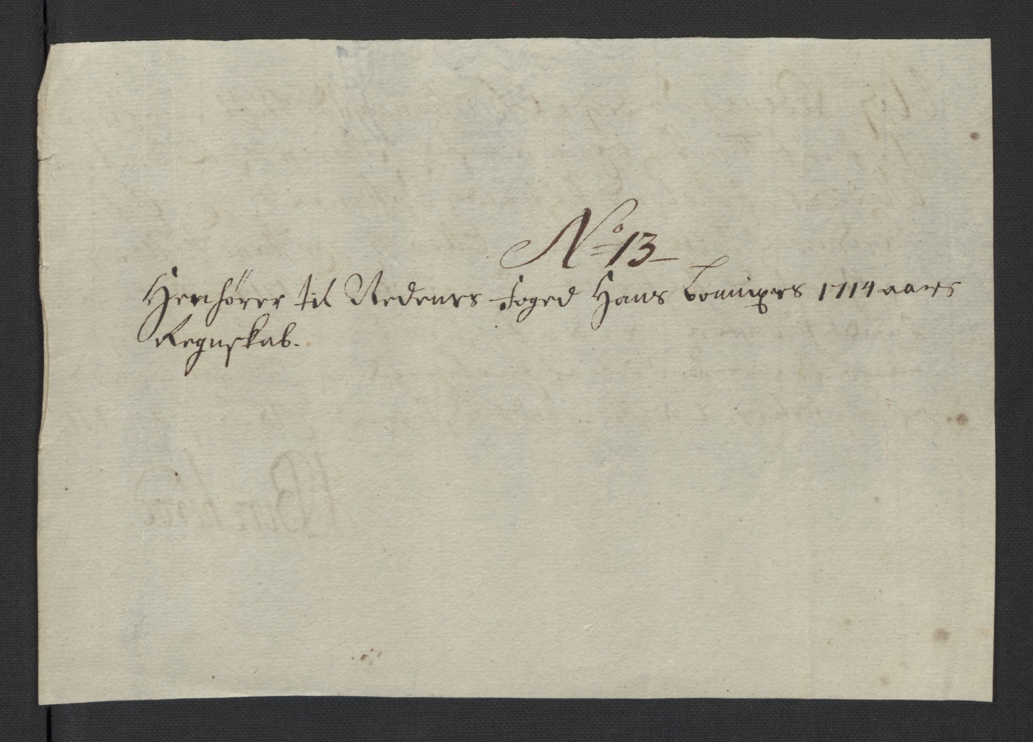 Rentekammeret inntil 1814, Reviderte regnskaper, Fogderegnskap, AV/RA-EA-4092/R39/L2321: Fogderegnskap Nedenes, 1713-1714, p. 269