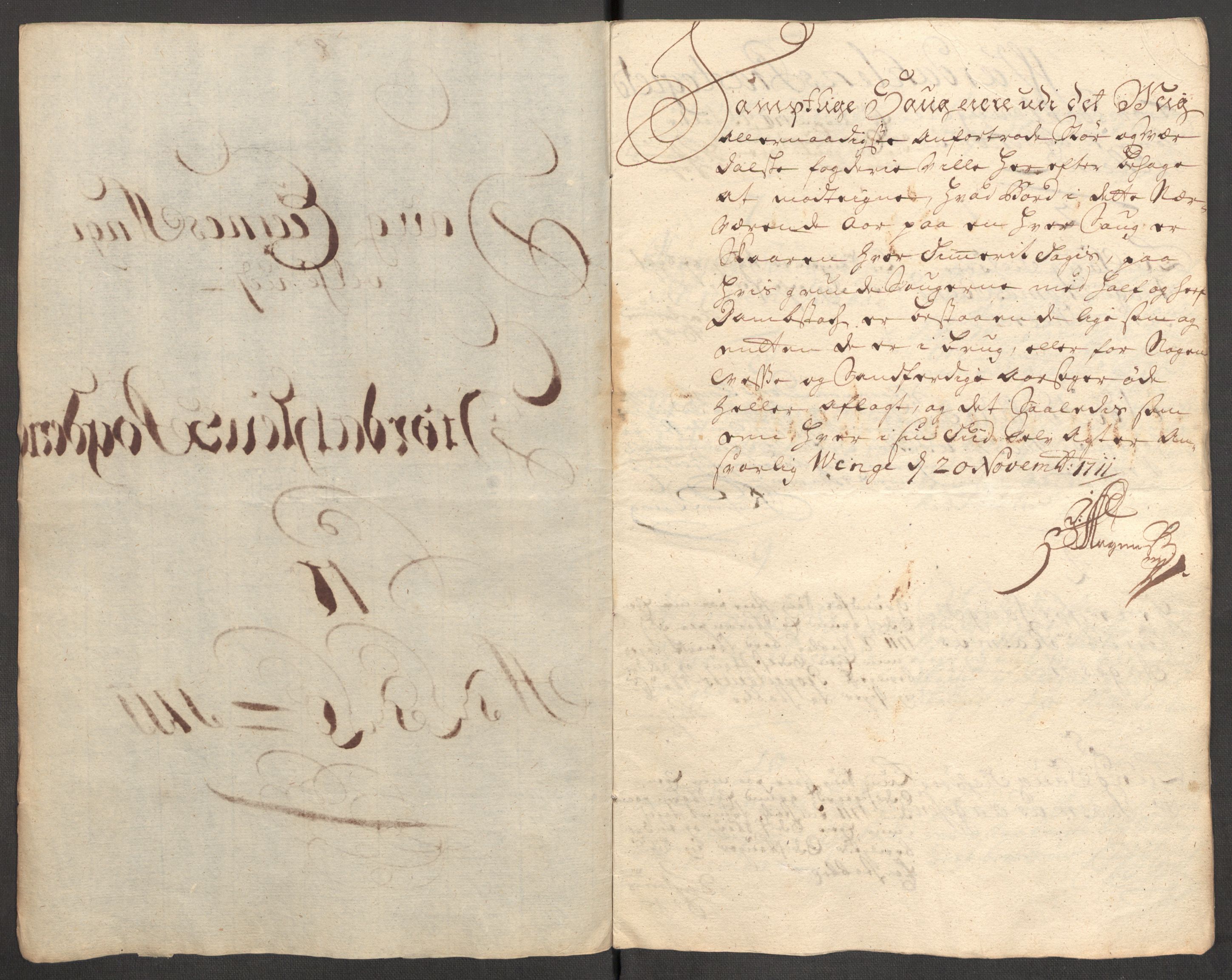 Rentekammeret inntil 1814, Reviderte regnskaper, Fogderegnskap, AV/RA-EA-4092/R62/L4201: Fogderegnskap Stjørdal og Verdal, 1711, p. 134