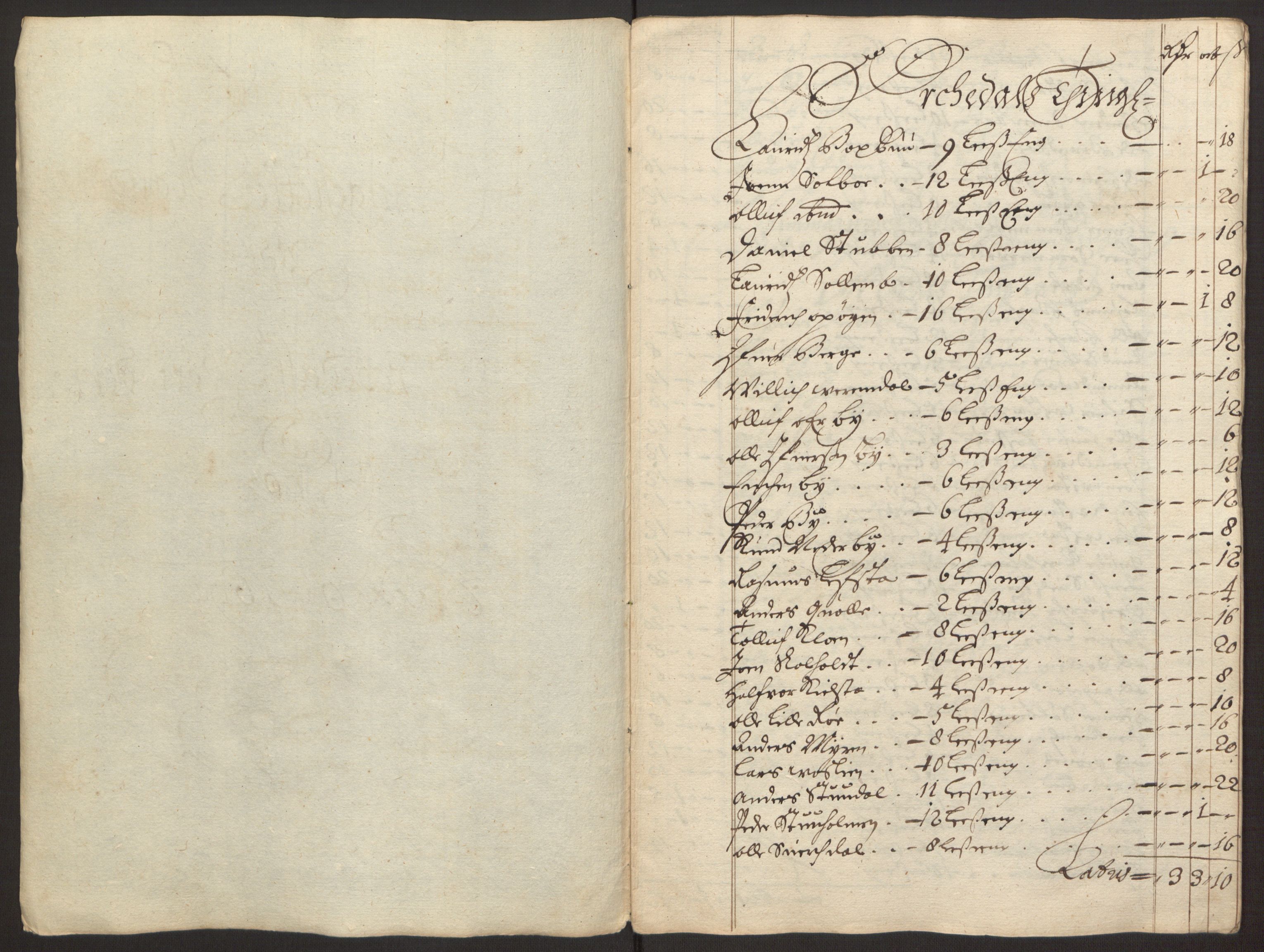 Rentekammeret inntil 1814, Reviderte regnskaper, Fogderegnskap, RA/EA-4092/R58/L3937: Fogderegnskap Orkdal, 1691-1692, p. 44