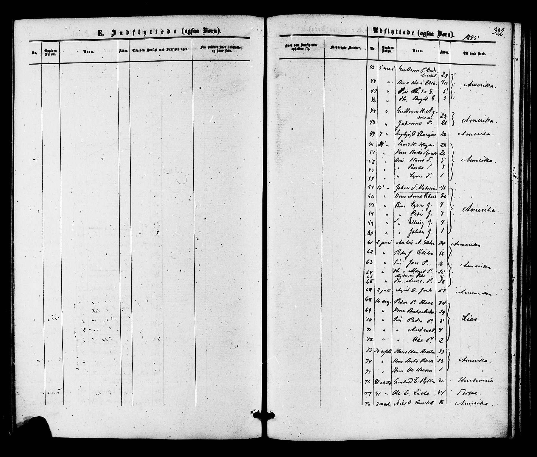 Gol kirkebøker, AV/SAKO-A-226/F/Fa/L0004: Parish register (official) no. I 4, 1876-1886, p. 332