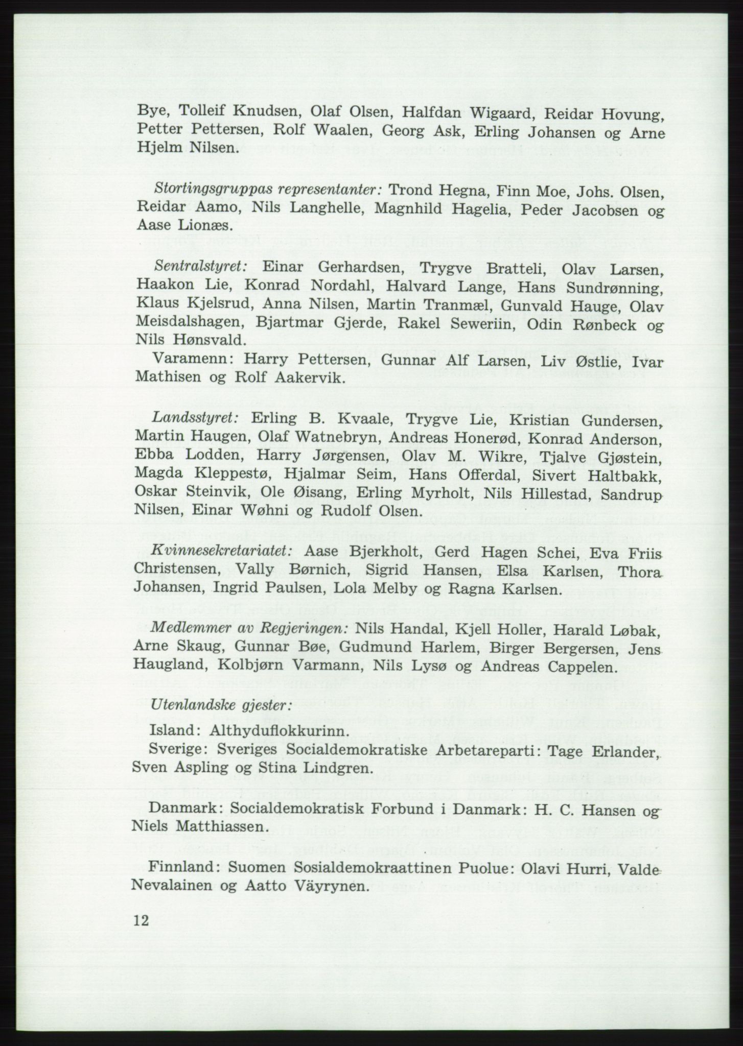 Det norske Arbeiderparti - publikasjoner, AAB/-/-/-: Protokoll over forhandlingene på det 37. ordinære landsmøte 7.-9. mai 1959 i Oslo, 1959, p. 12