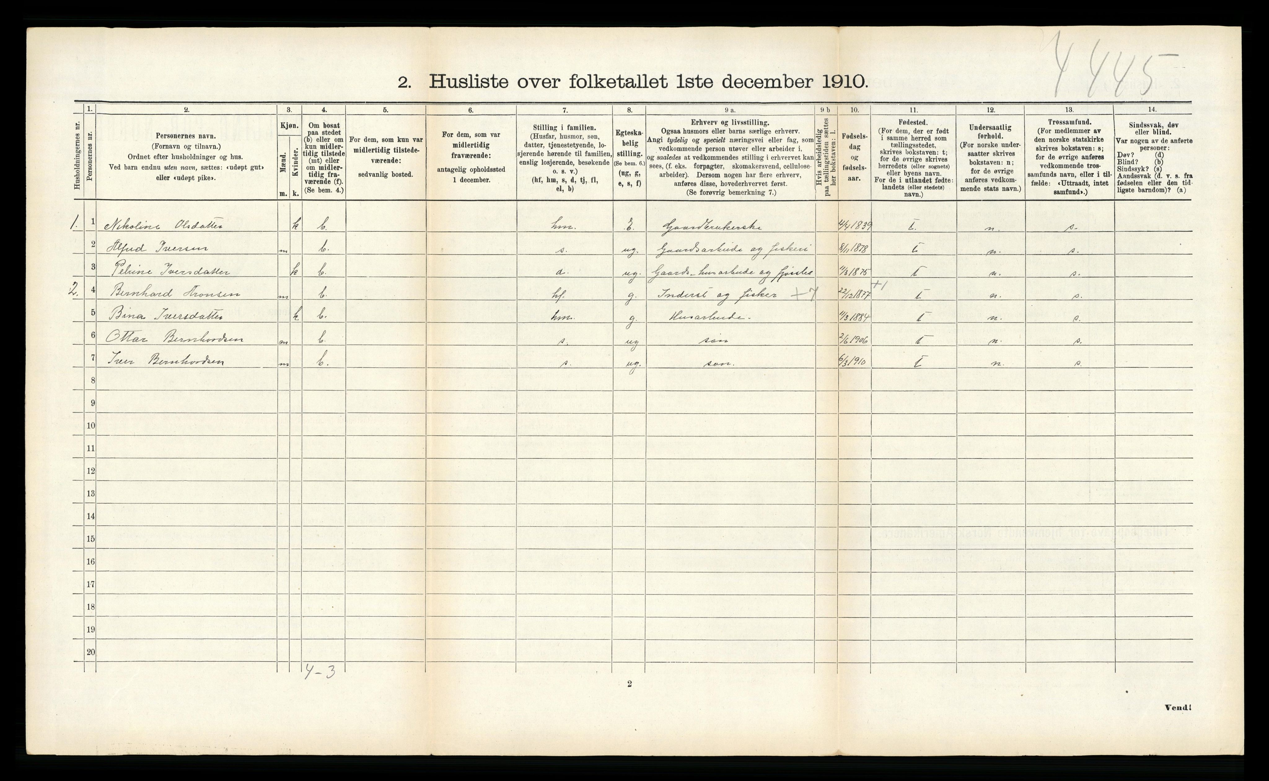 RA, 1910 census for Borge, 1910, p. 270