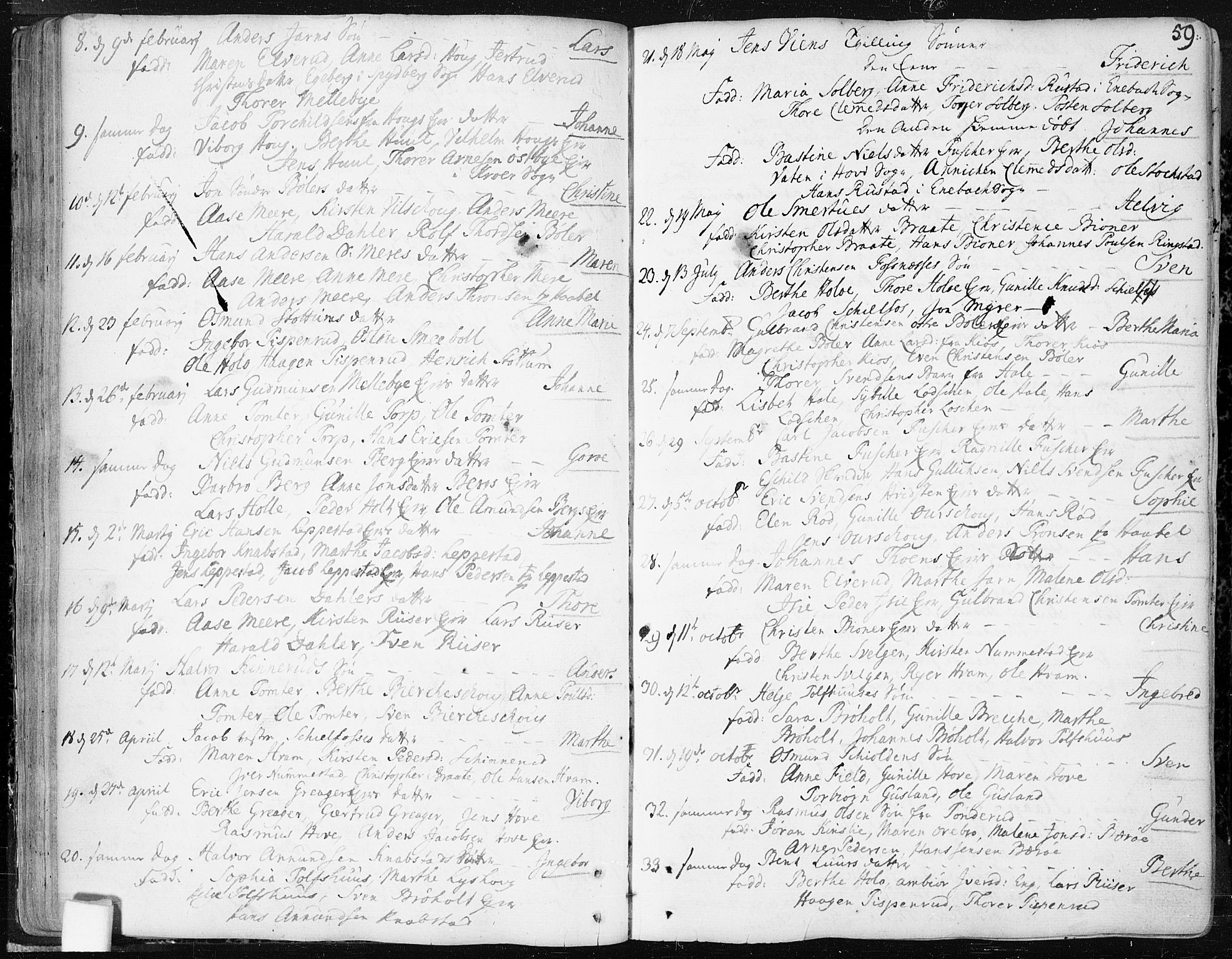 Hobøl prestekontor Kirkebøker, AV/SAO-A-2002/F/Fa/L0001: Parish register (official) no. I 1, 1733-1814, p. 59