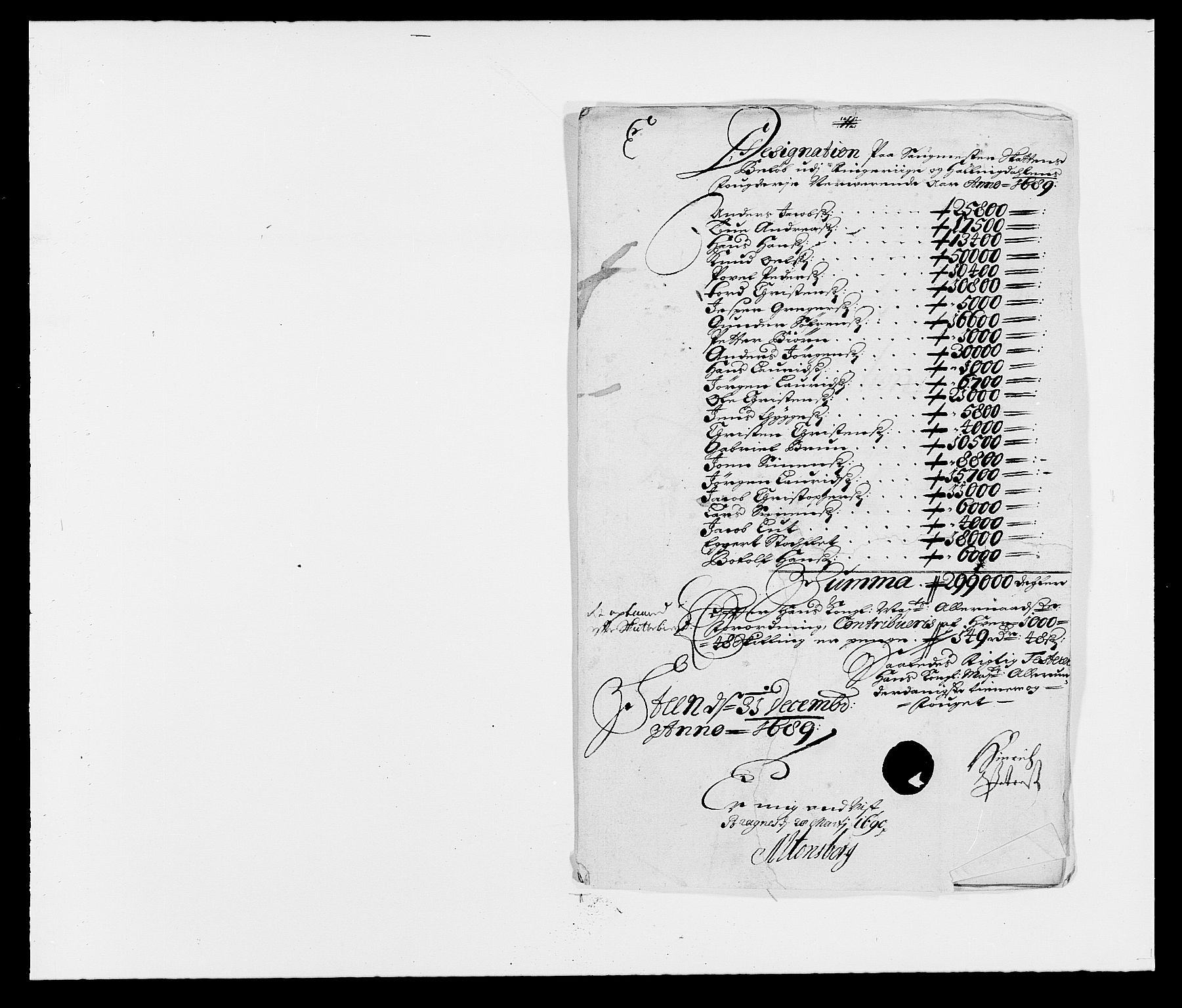 Rentekammeret inntil 1814, Reviderte regnskaper, Fogderegnskap, AV/RA-EA-4092/R21/L1447: Fogderegnskap Ringerike og Hallingdal, 1687-1689, p. 306