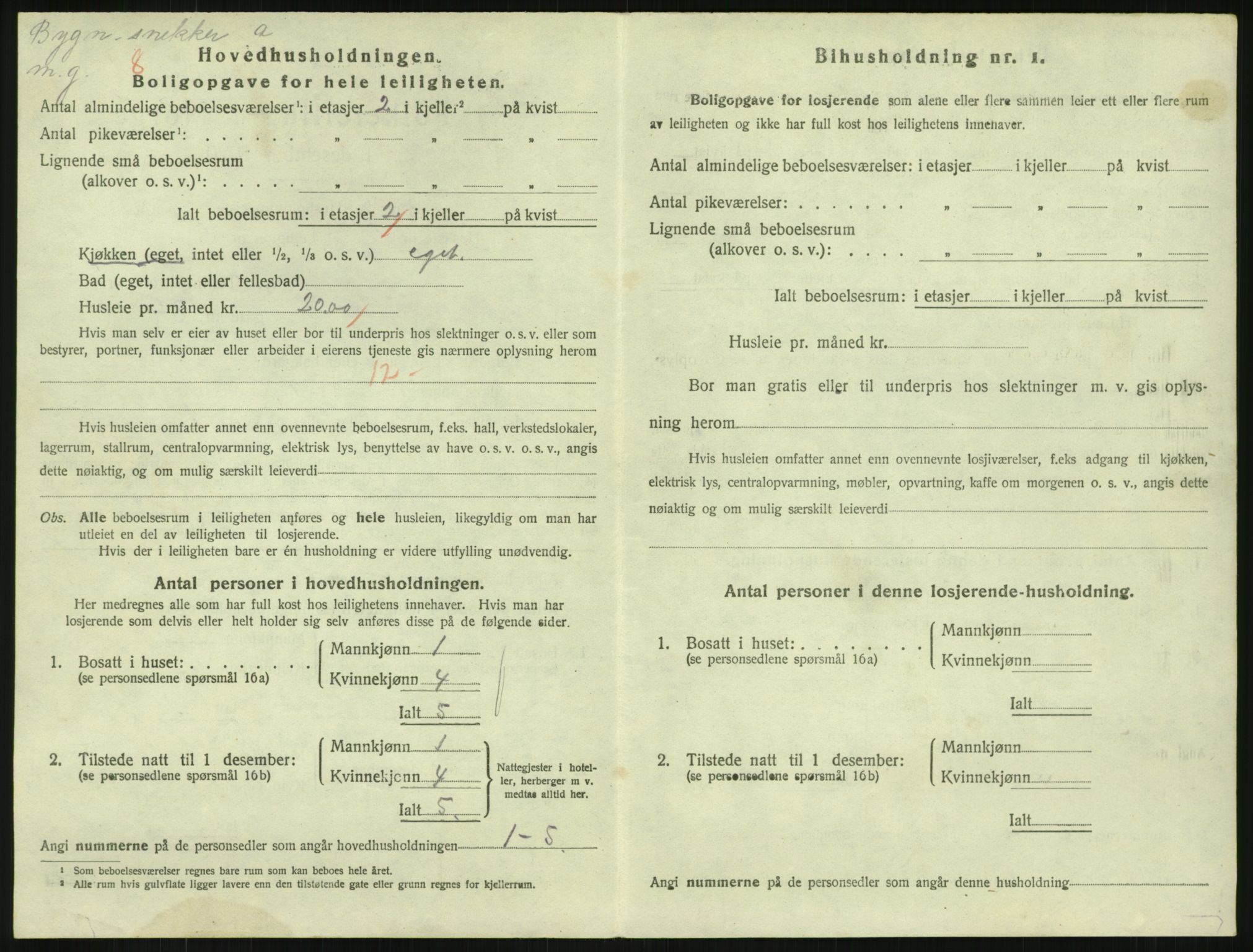 SAKO, 1920 census for Horten, 1920, p. 7742