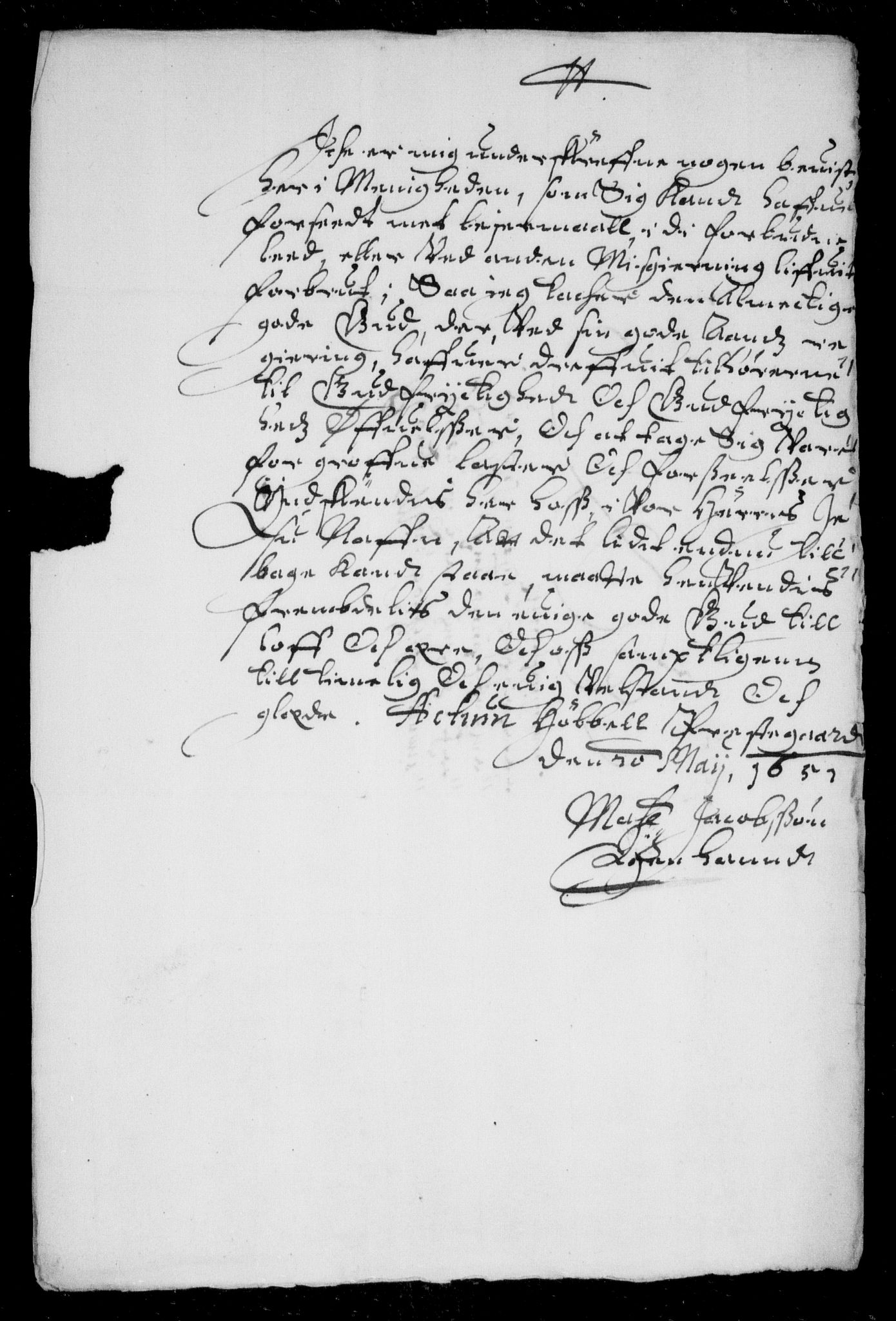 Danske Kanselli, Skapsaker, AV/RA-EA-4061/F/L0010: Skap 8, pakke 150B, litra BB-DDD, 1645-1651, p. 274