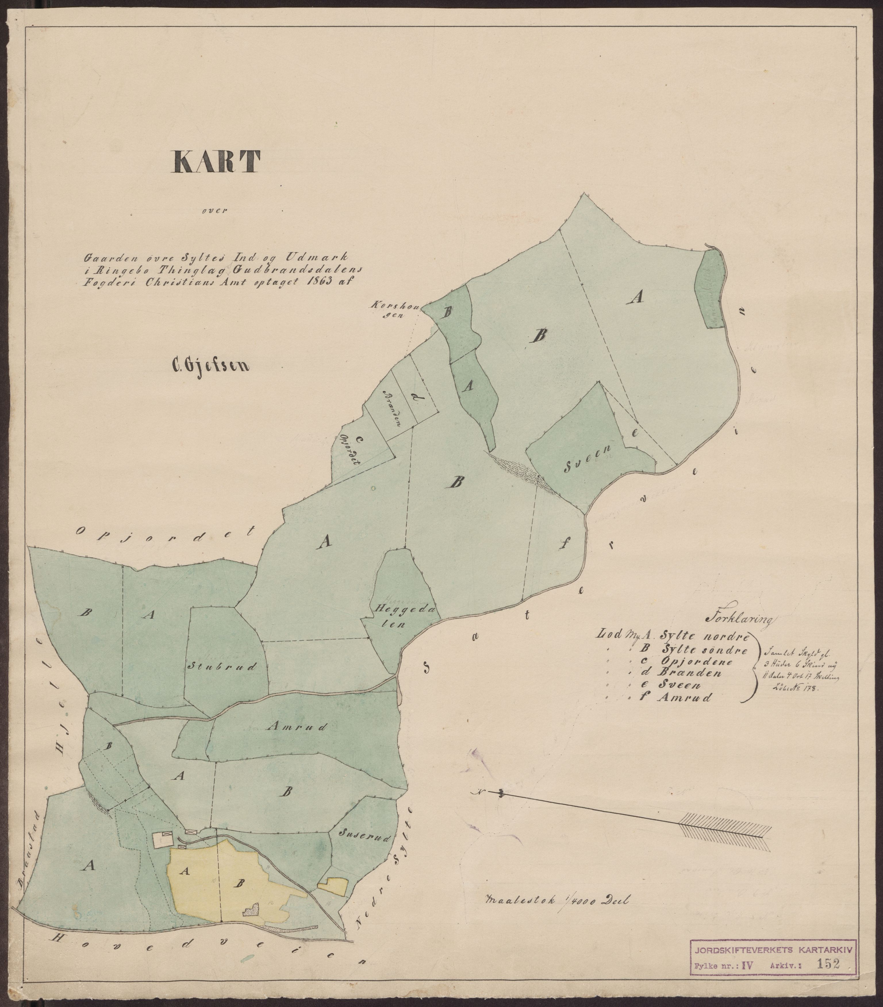 Jordskifteverkets kartarkiv, AV/RA-S-3929/T, 1859-1988, p. 200
