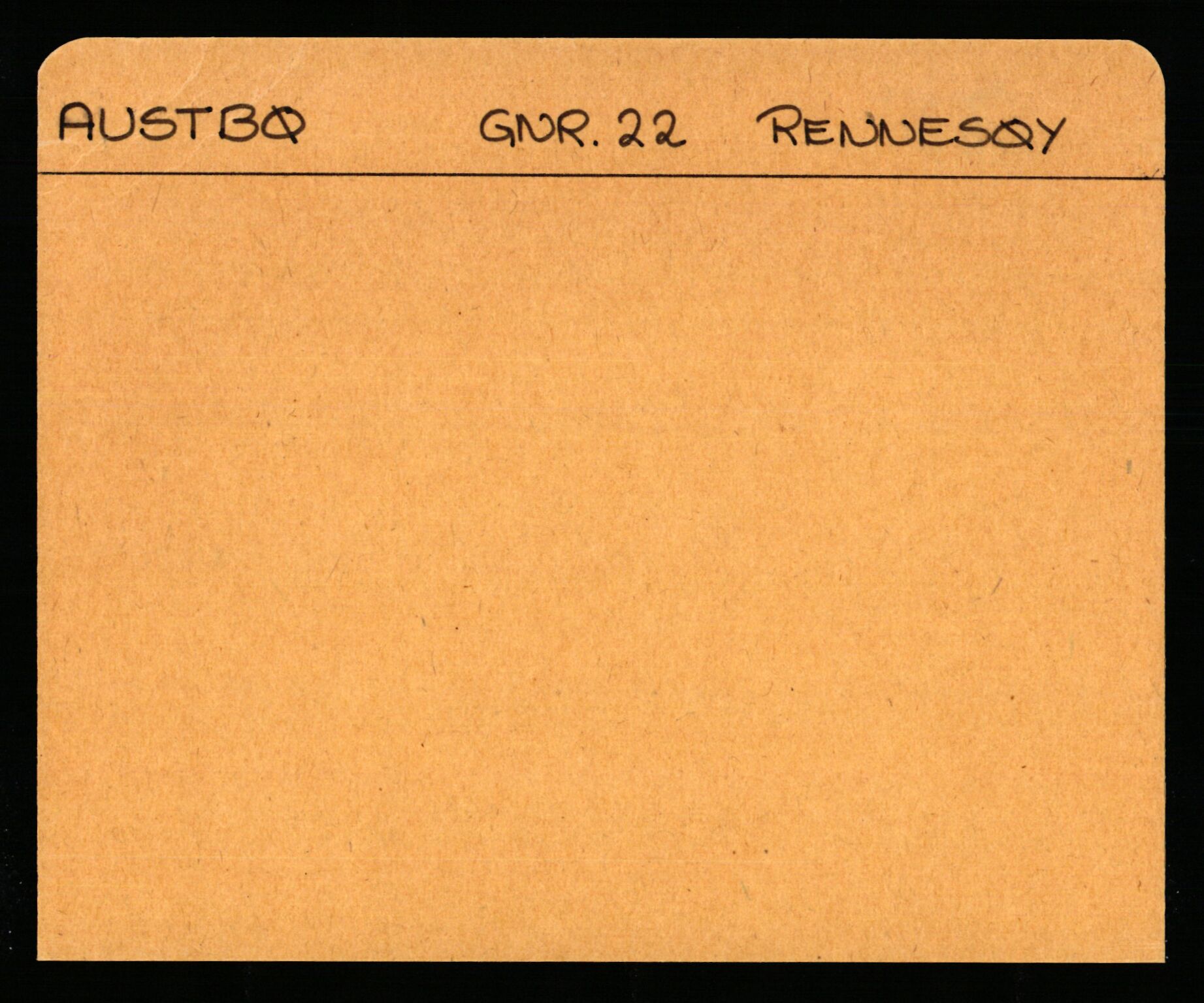 Statsarkivet i Stavanger, AV/SAST-A-101971/03/Y/Ym/L0003: Åstedskort sortert etter gårdsnavn: Austbø - Bandeberg, 1600-1950, p. 38