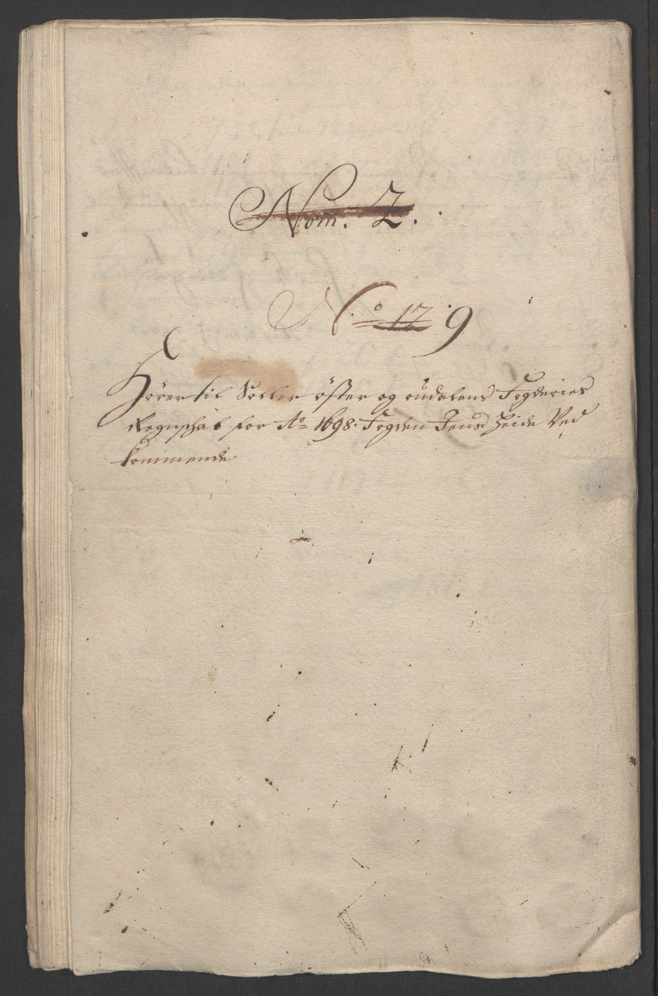 Rentekammeret inntil 1814, Reviderte regnskaper, Fogderegnskap, RA/EA-4092/R13/L0836: Fogderegnskap Solør, Odal og Østerdal, 1698, p. 175