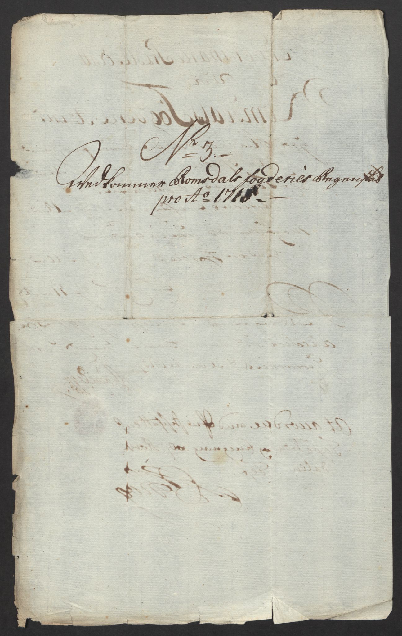 Rentekammeret inntil 1814, Reviderte regnskaper, Fogderegnskap, RA/EA-4092/R55/L3663: Fogderegnskap Romsdal, 1715-1716, p. 97